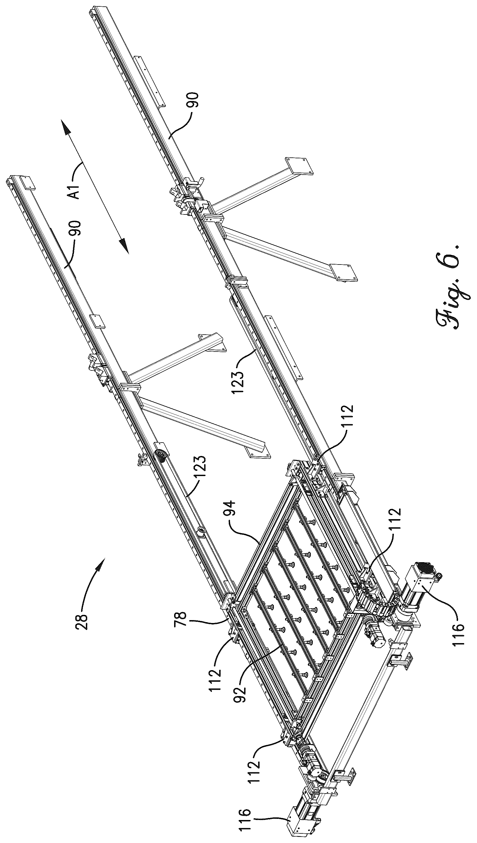 Patent US12472677 Figure 6 – Low profile product extractor for thermoformed products