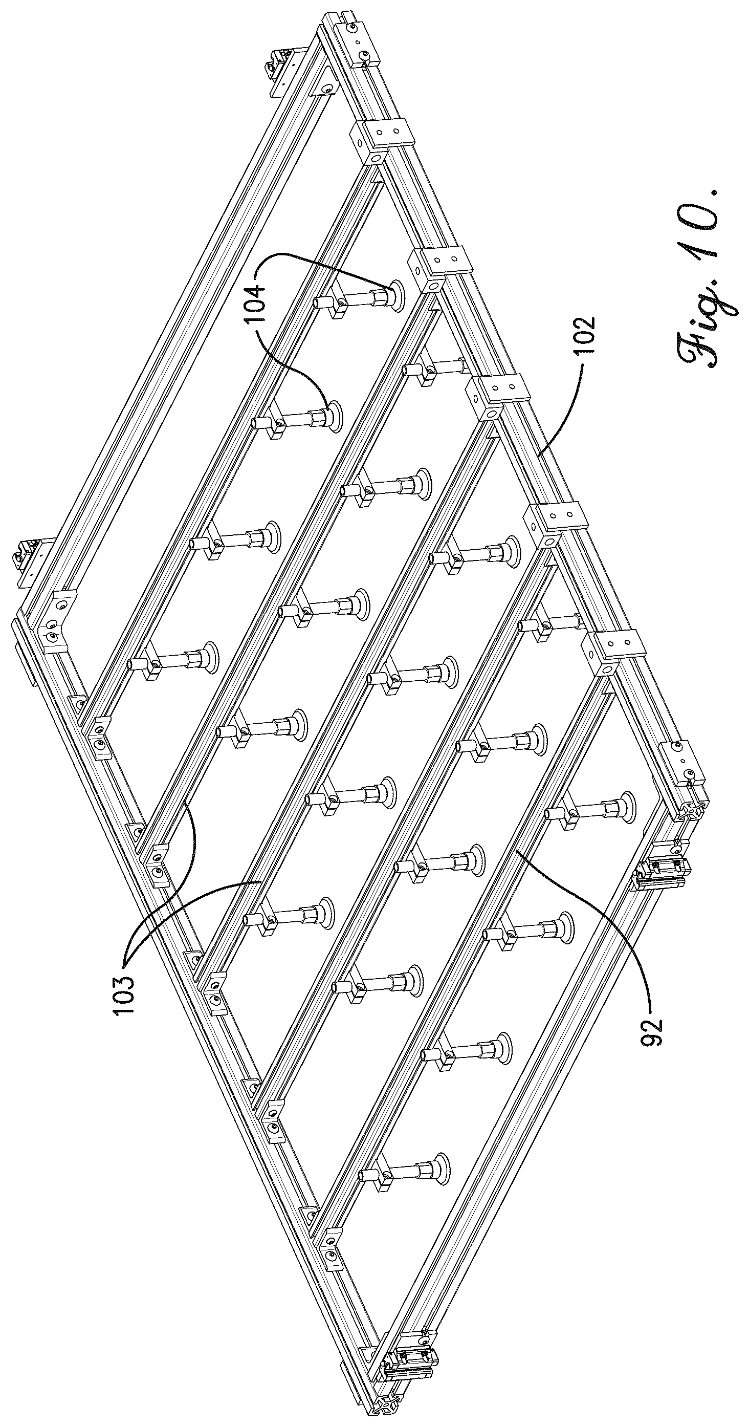 Patent US12472677 Figure 10 – Low profile product extractor for thermoformed products