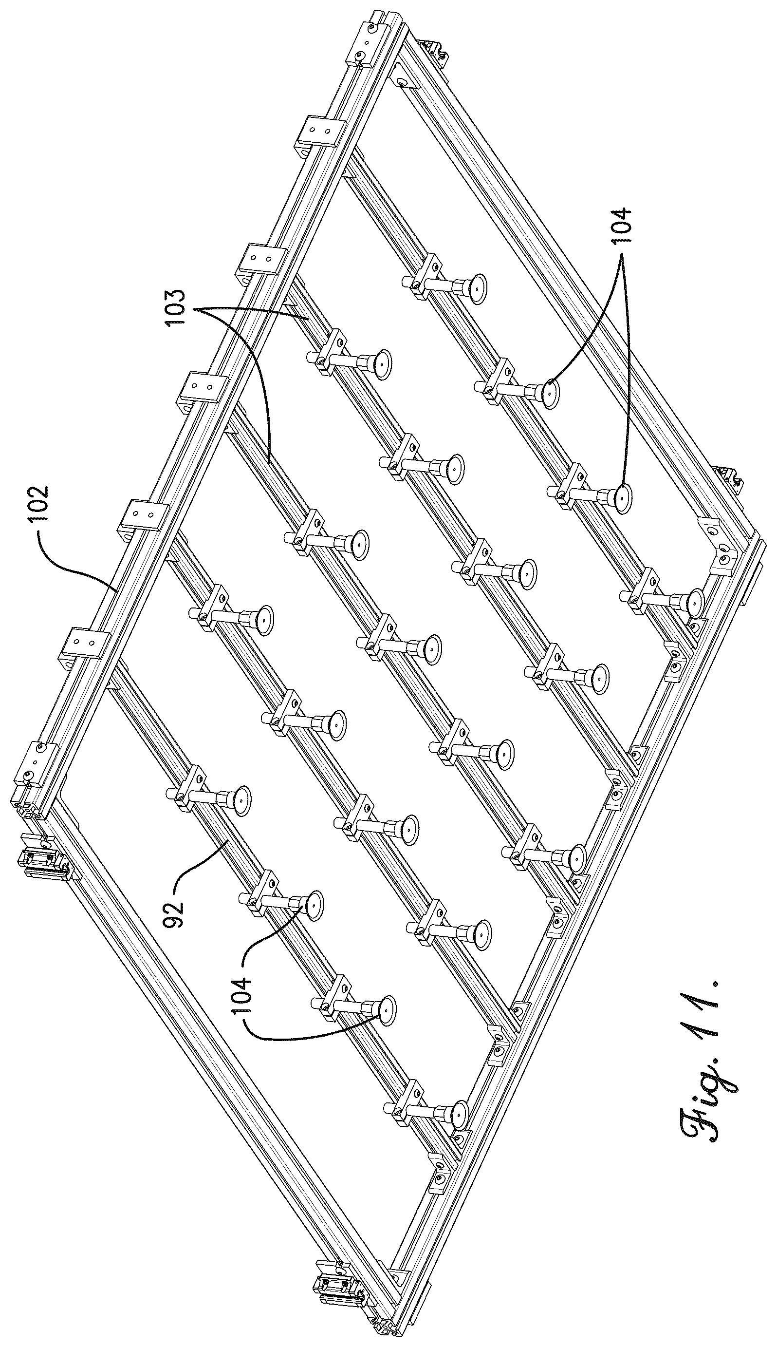 Patent US12472677 Figure 11 – Low profile product extractor for thermoformed products