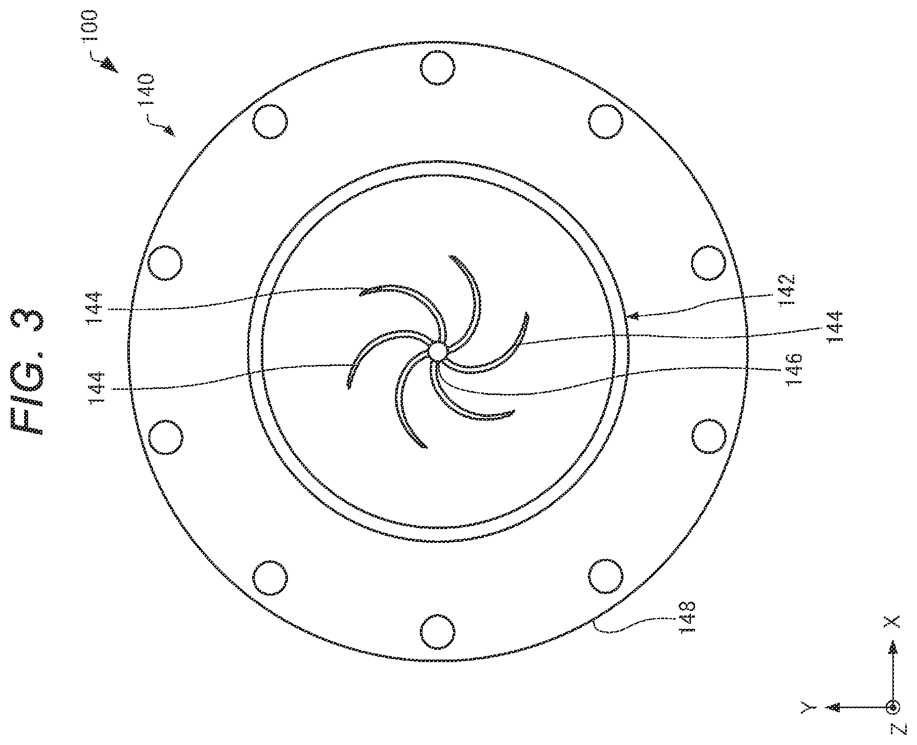 Patent US12472688 Figure 3 – Three-dimensional molding device