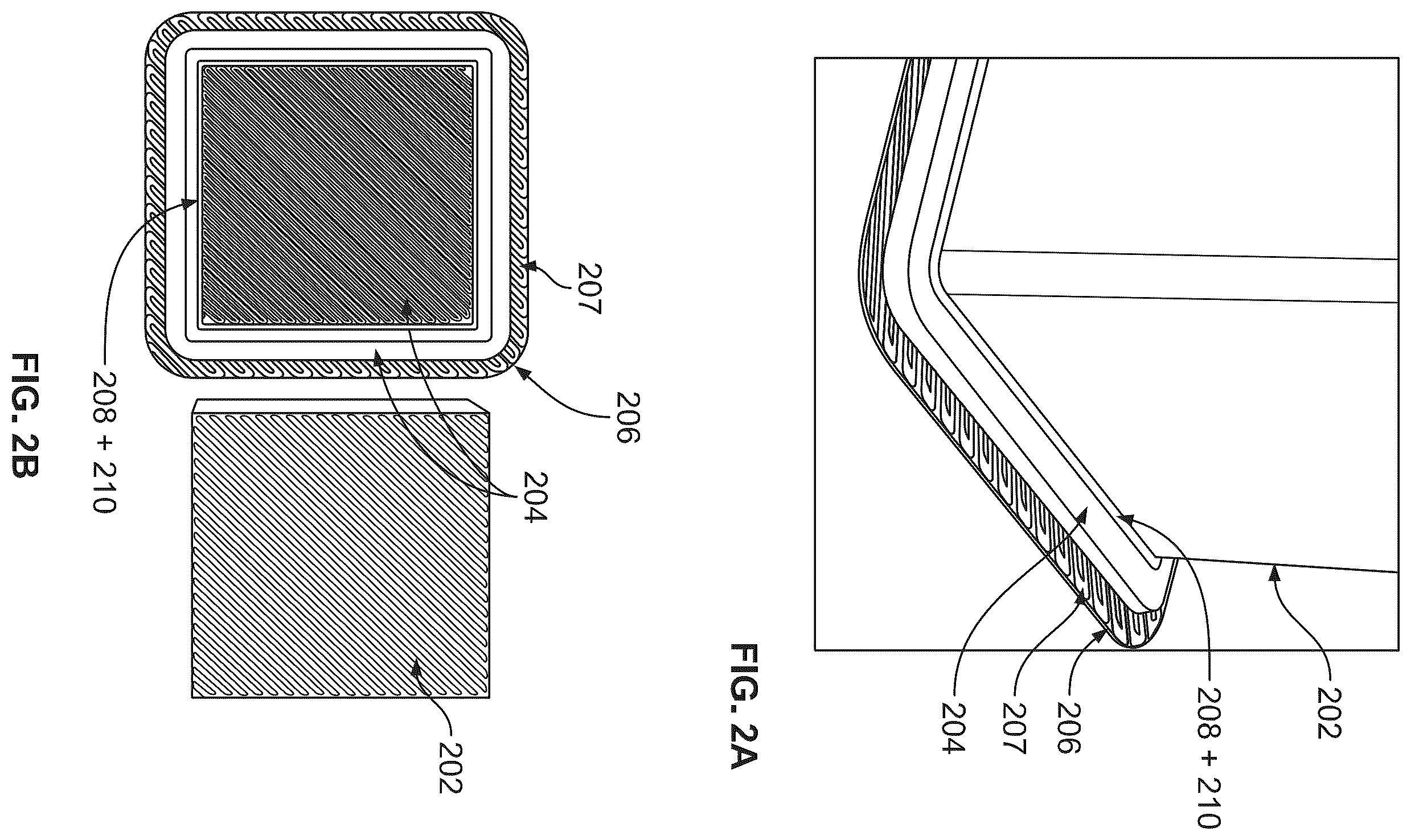 Patent US12472695 Figure 2 – Anchors and skirts to reduce part warping