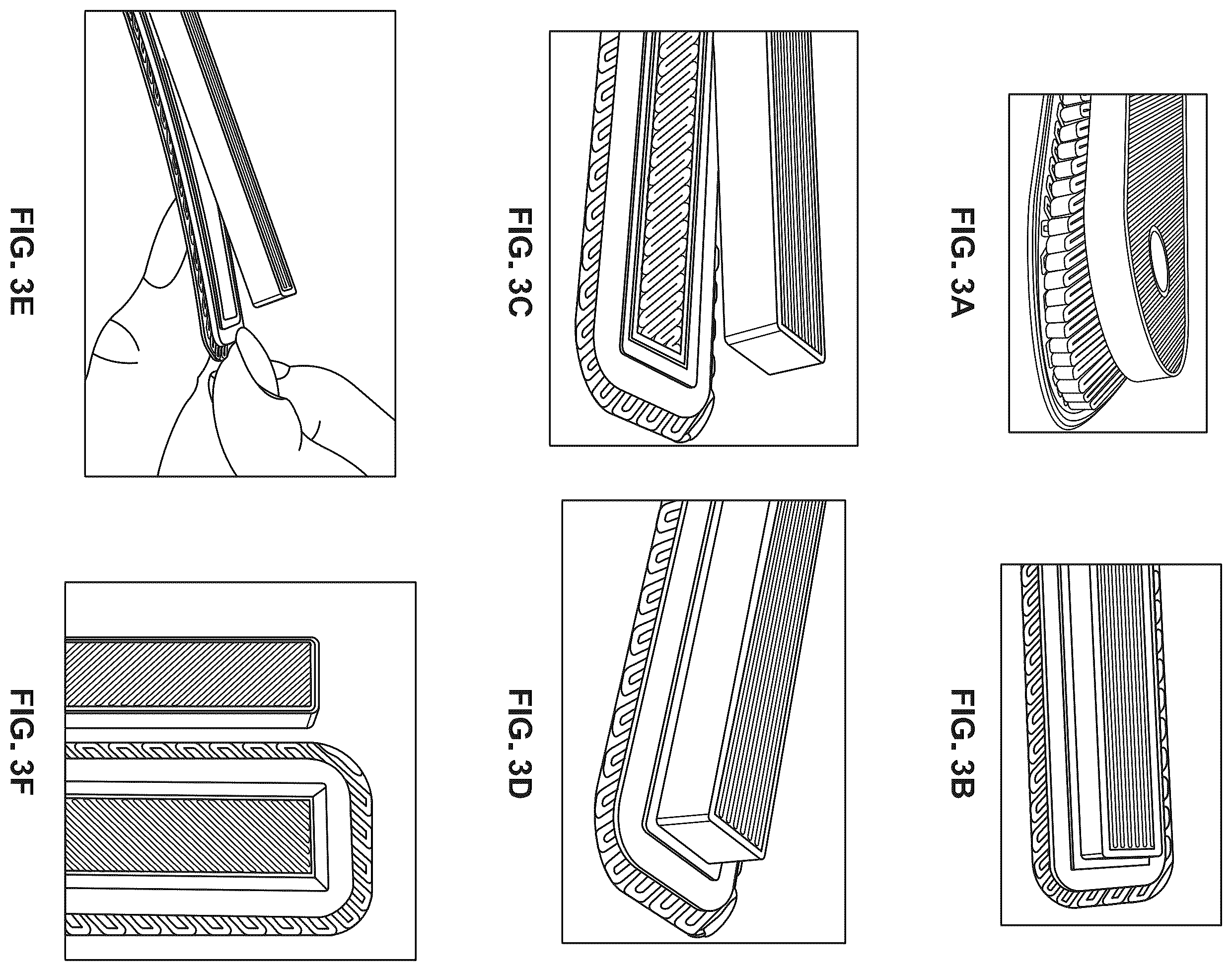Patent US12472695 Figure 3 – Anchors and skirts to reduce part warping