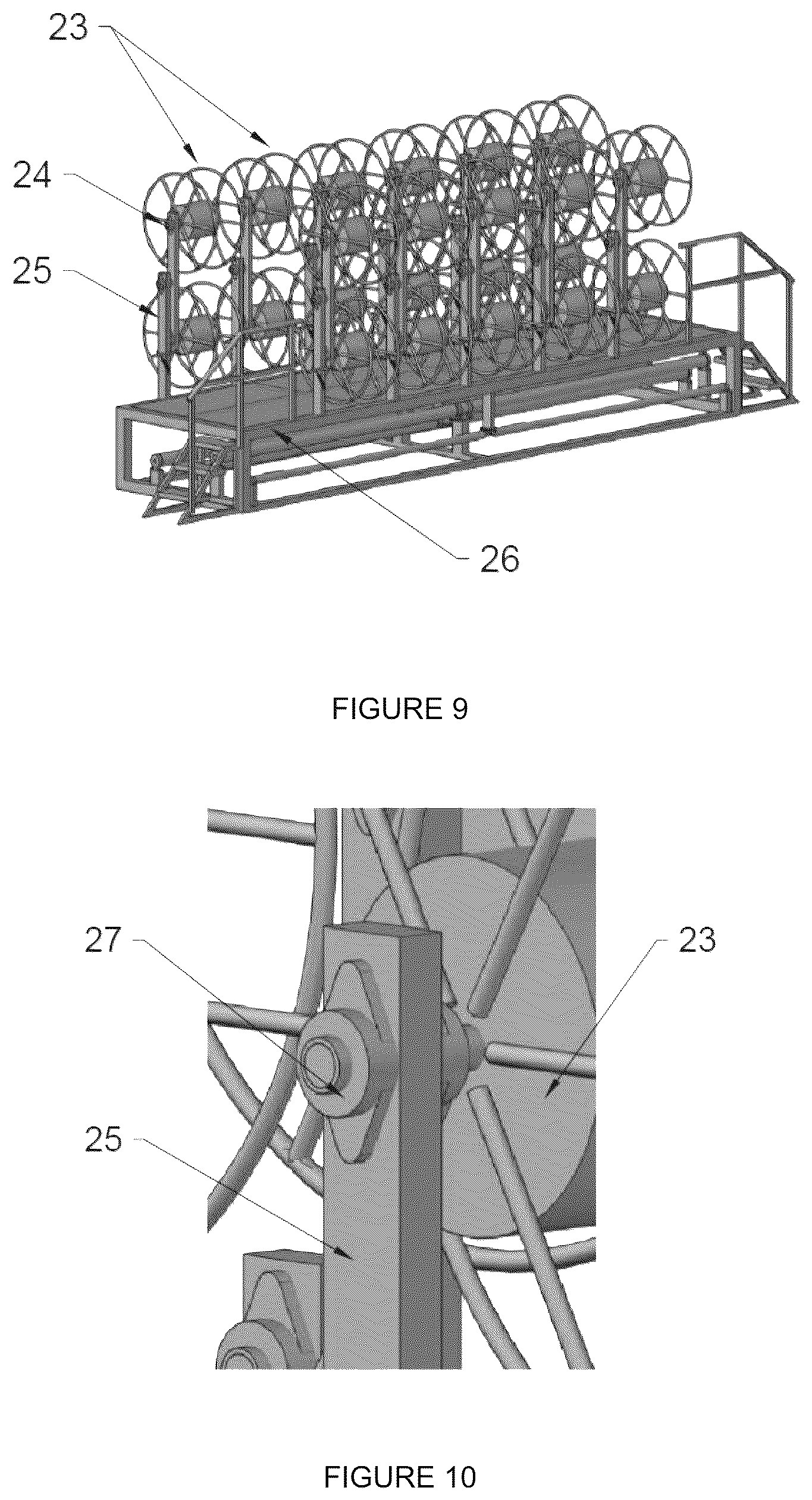 Patent US12472700 Figure 5 – System enabling the continuous automated manufacture and/or production of at least one film, cover, blanket and/or mesh integratedly comprising at least one fluid distribution line