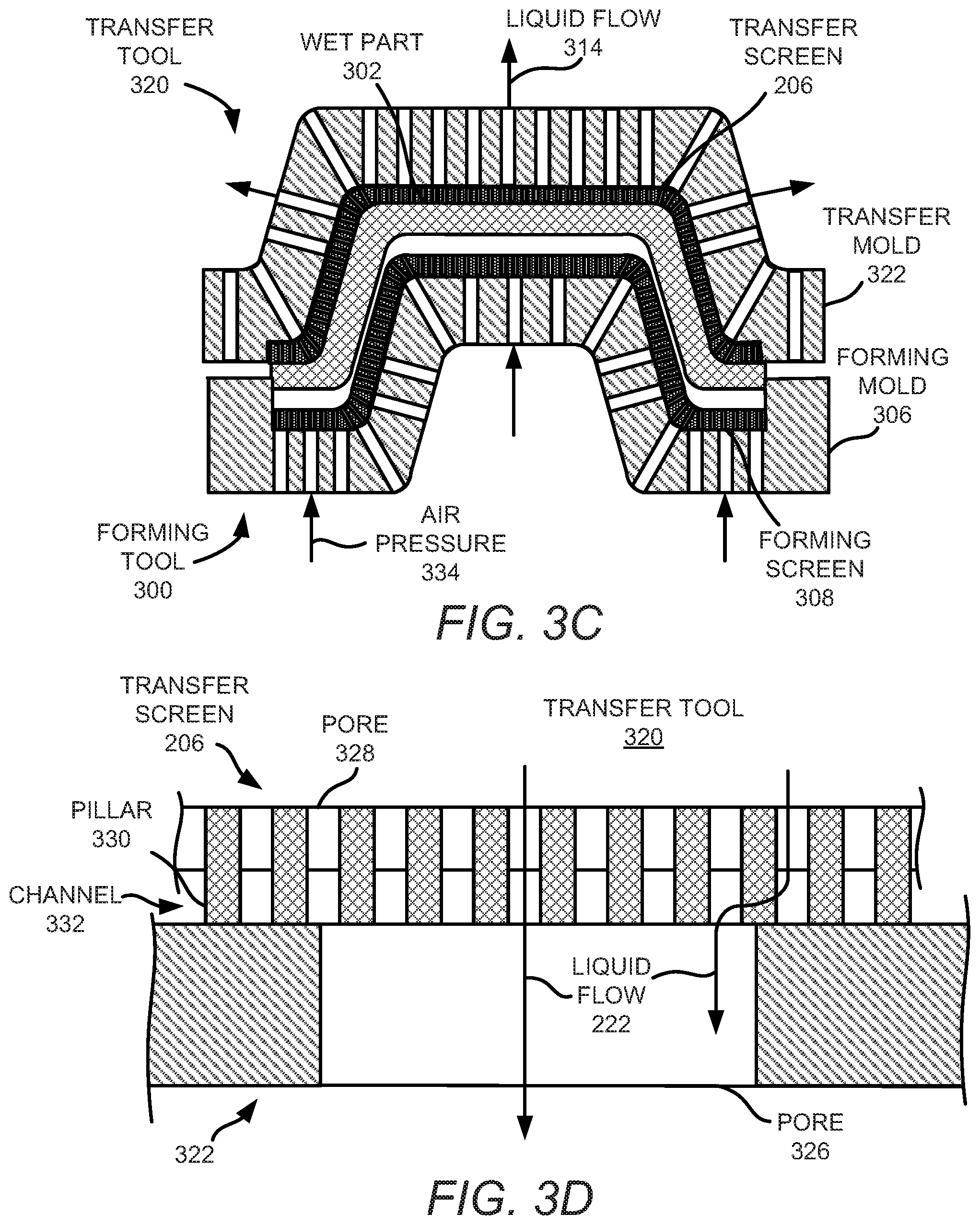 Patent US12472707 Figure 4 – Pore placement determinations using anchor points