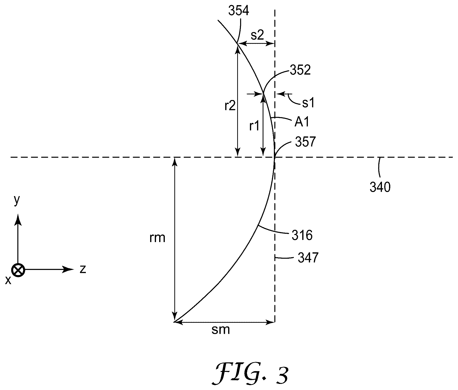 Patent US12472711 Figure 8 – Optical system