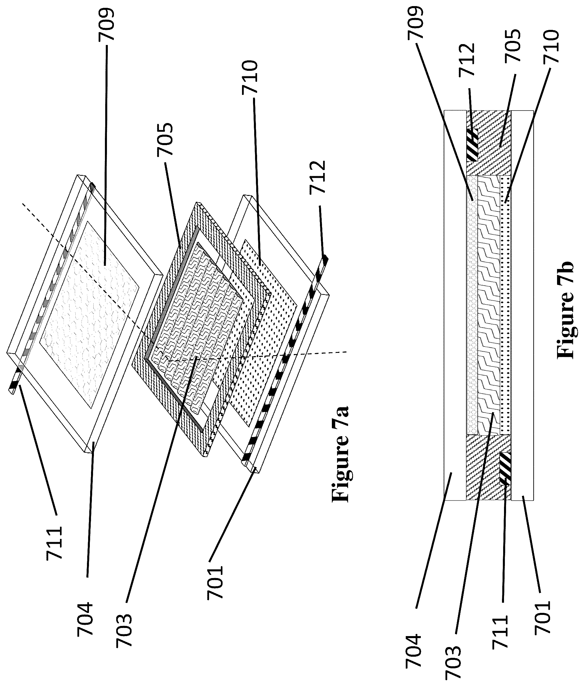 Patent US12472712 Figure 8 – Fabrication of variable transmission devices using printed interlayers