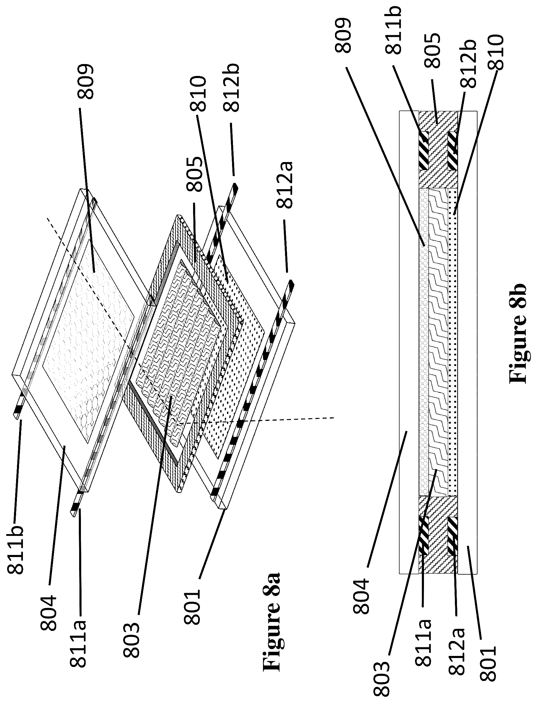Patent US12472712 Figure 9 – Fabrication of variable transmission devices using printed interlayers