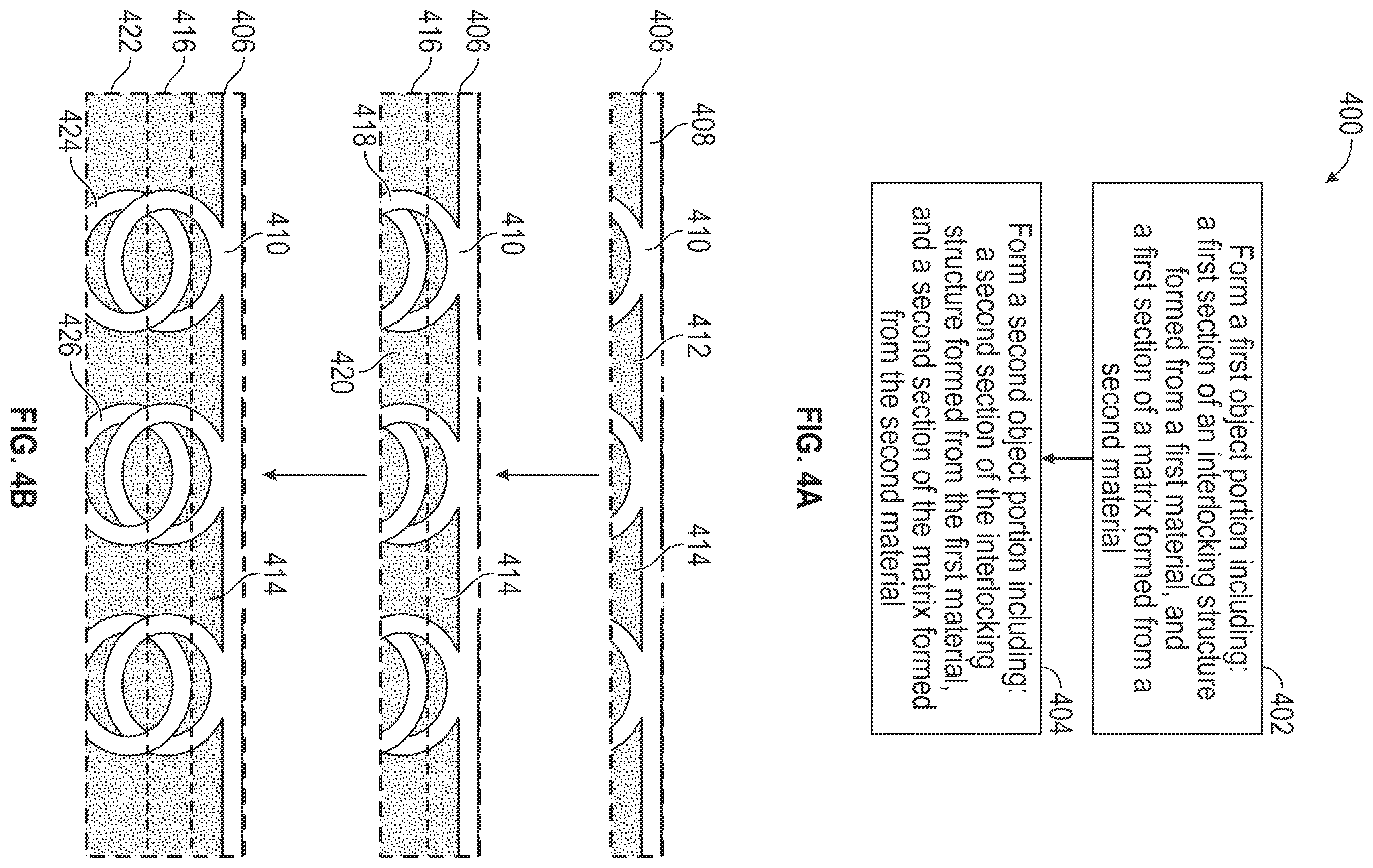Patent US12472720 Figure 8 – Materials and additively manufactured objects with mechanically interlocking elements