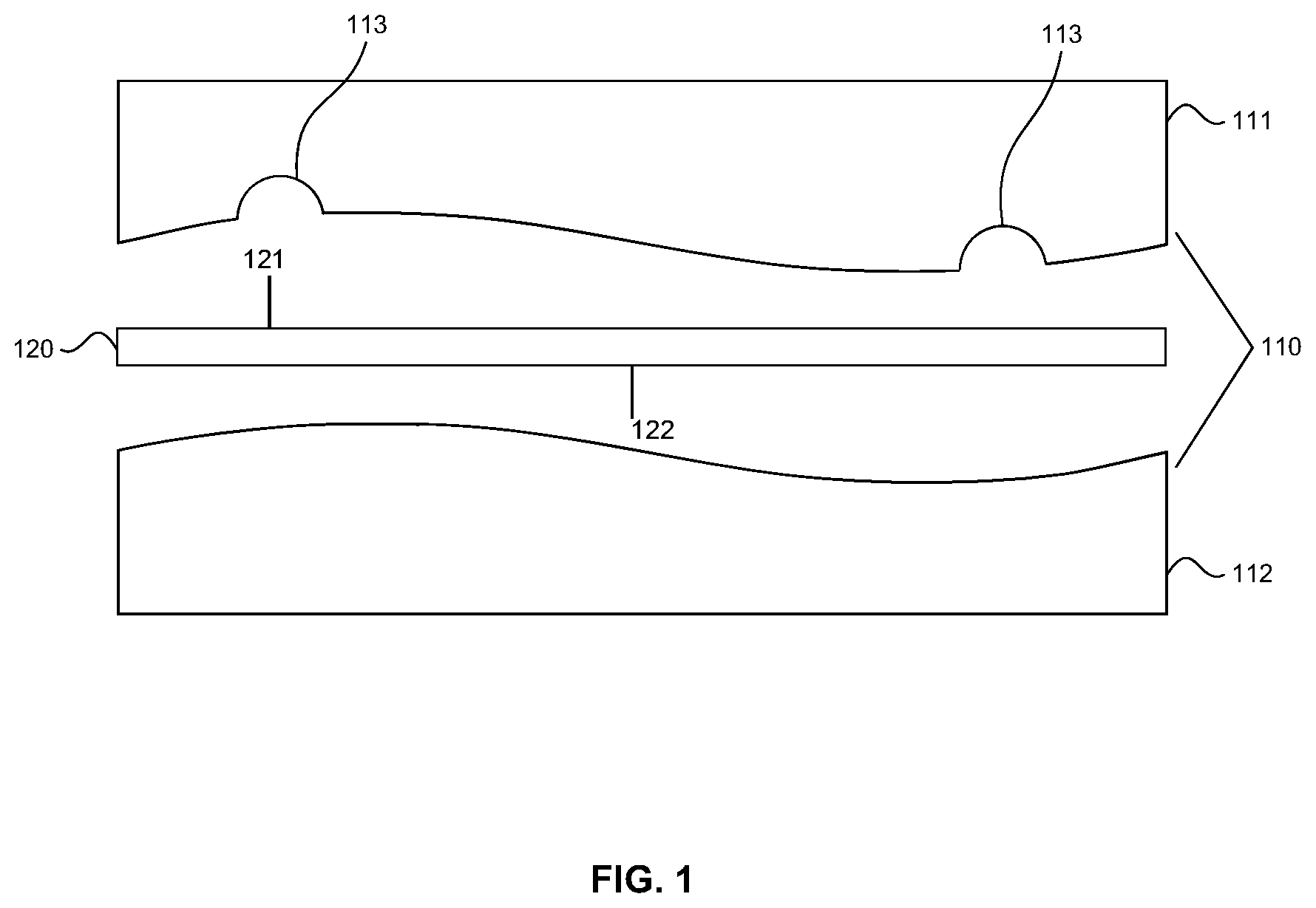 Patent US12472726 Figure 1 – Laminating thin strengthened glass to curved molded plastic surface for decorative and display cover application
