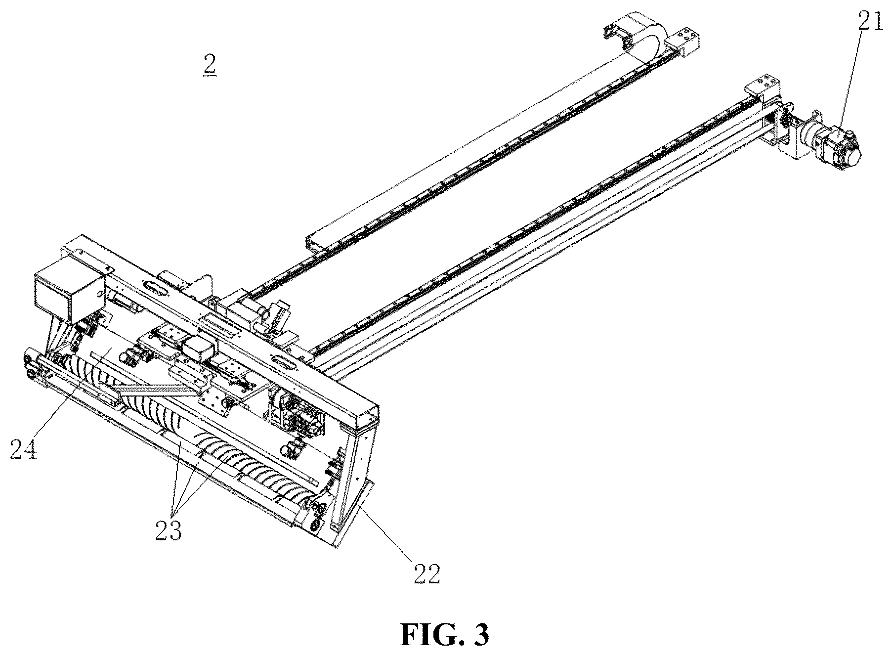 Patent US12472737 Figure 2 – Film laying apparatus and laying method