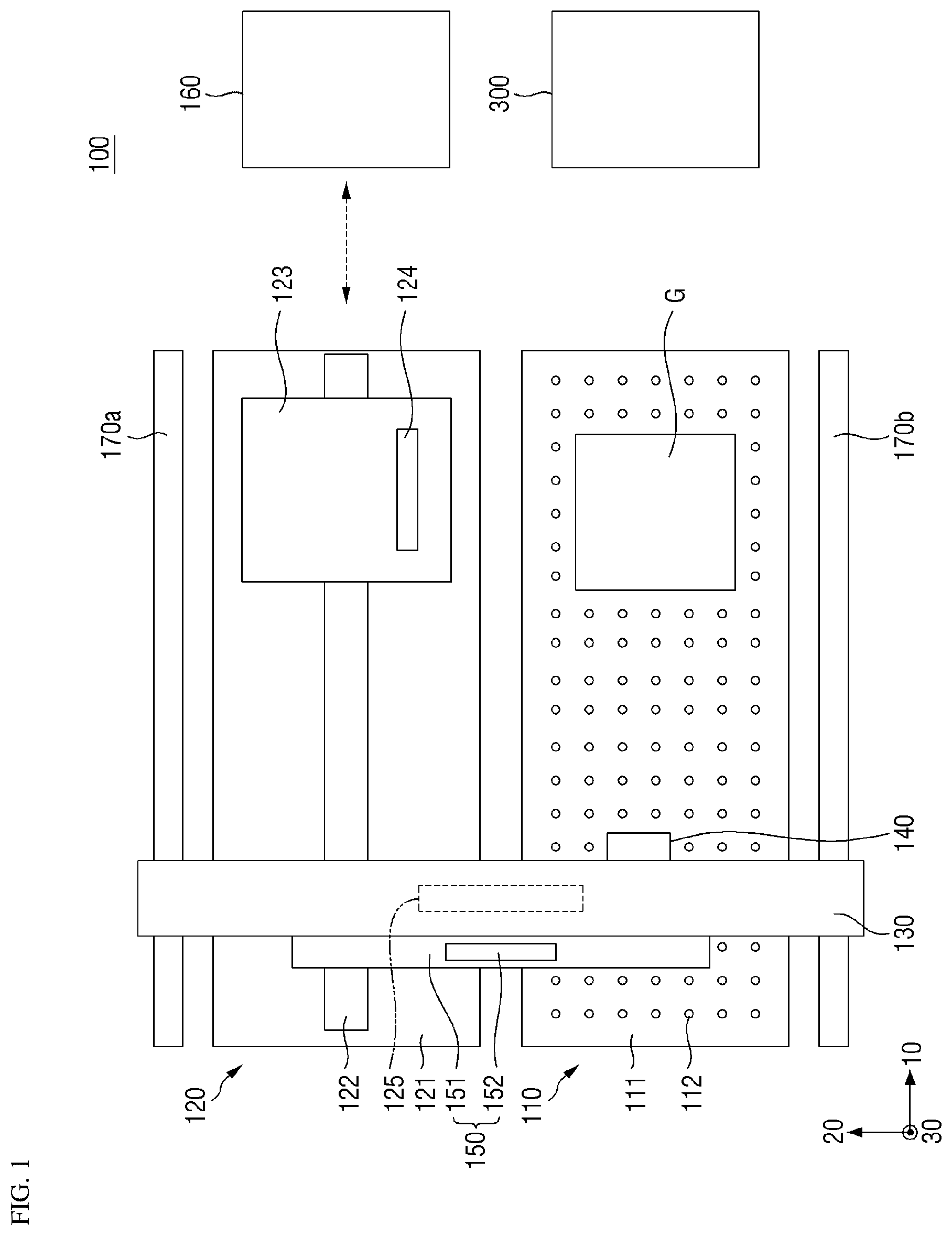 Patent US12472739 Figure 1 – Droplet analysis unit and substrate treatment apparatus including the same