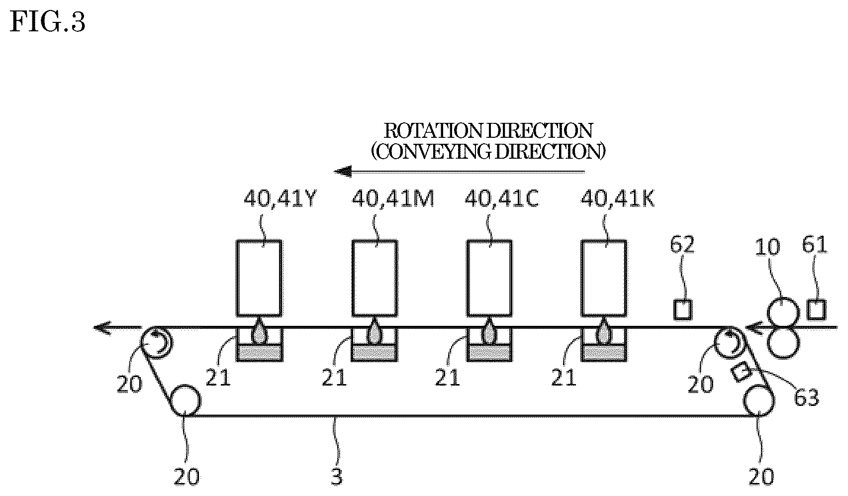 Patent US12472741 Figure 2 – Inkjet recording apparatus capable of suppressing ink smudge on conveying belt