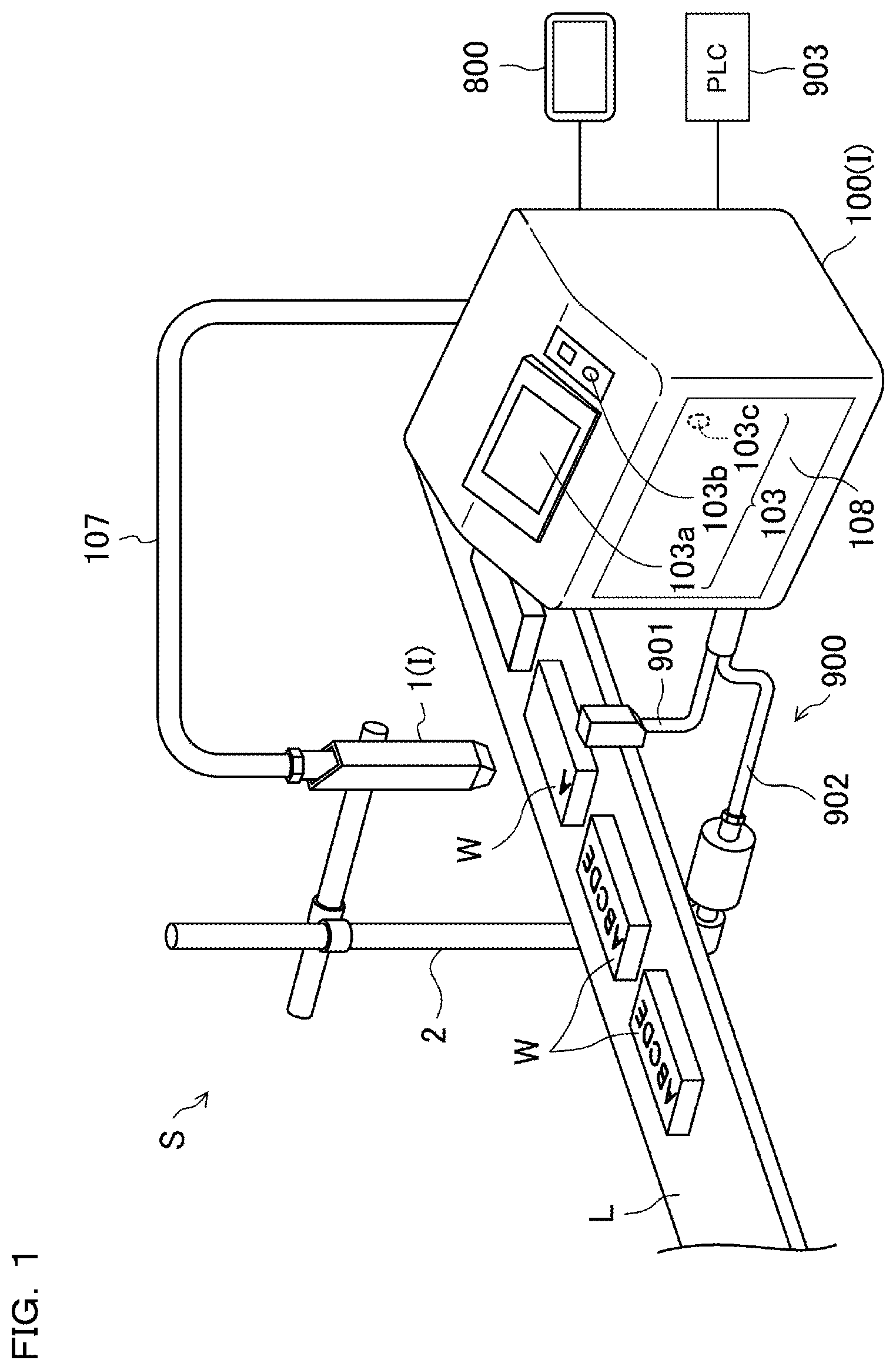 Patent US12472746 Figure 1 – Ink jet printer