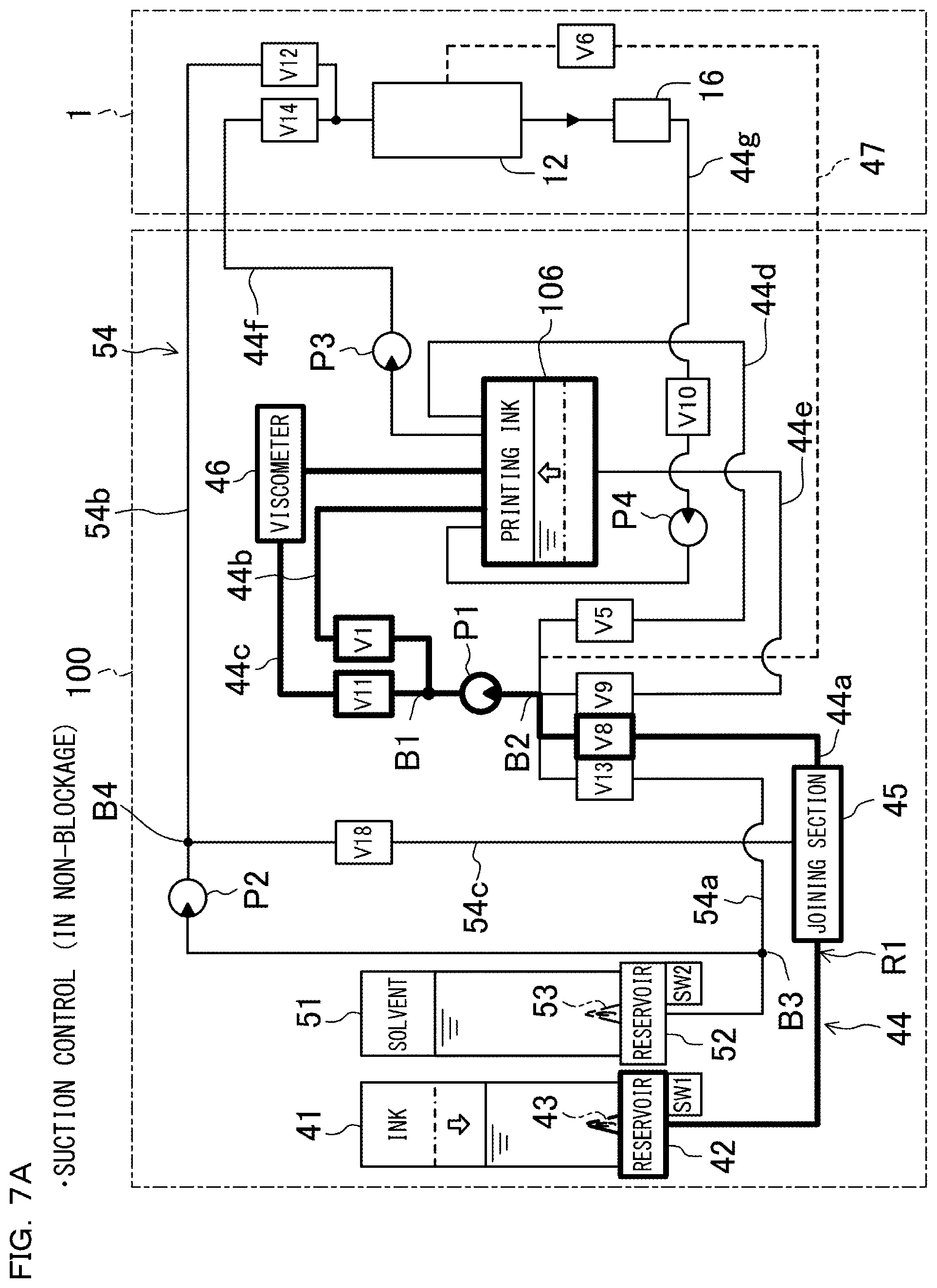 Patent US12472746 Figure 8 – Ink jet printer