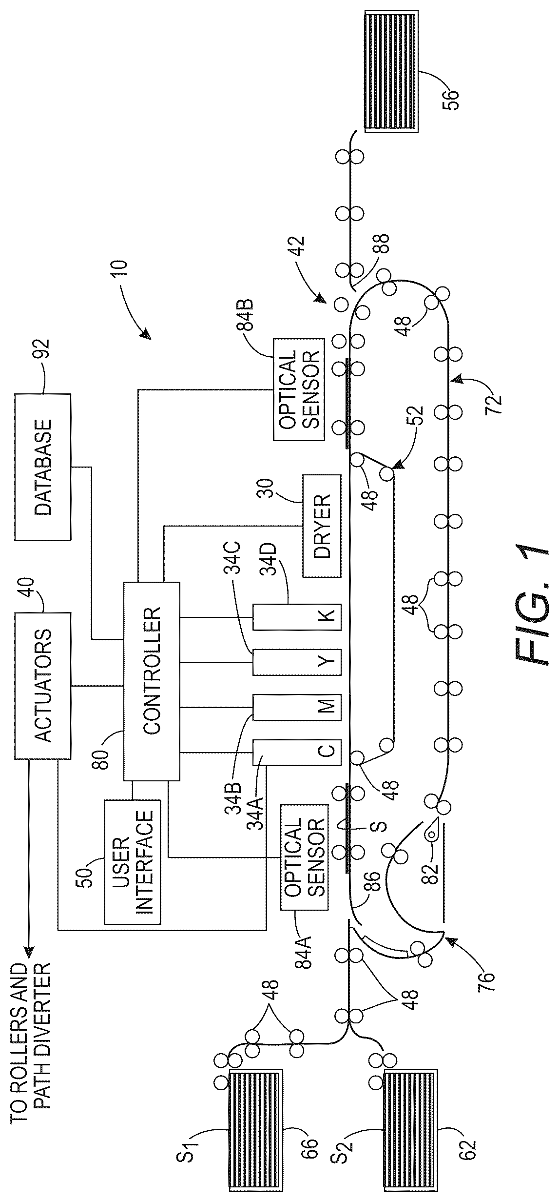 Patent US12472747 Figure 1 – System and method for reducing plastic waste in inkjet printers