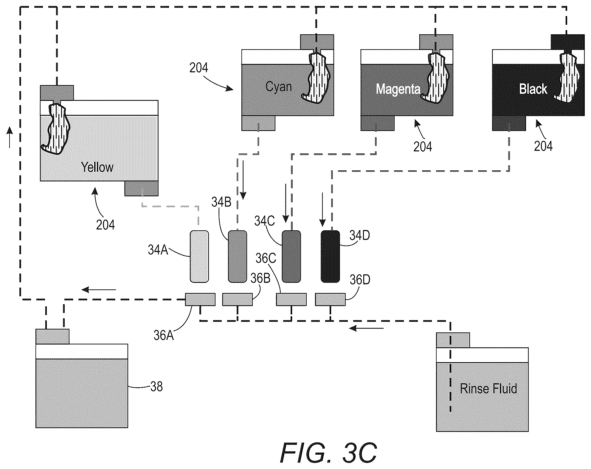 Patent US12472747 Figure 6 – System and method for reducing plastic waste in inkjet printers