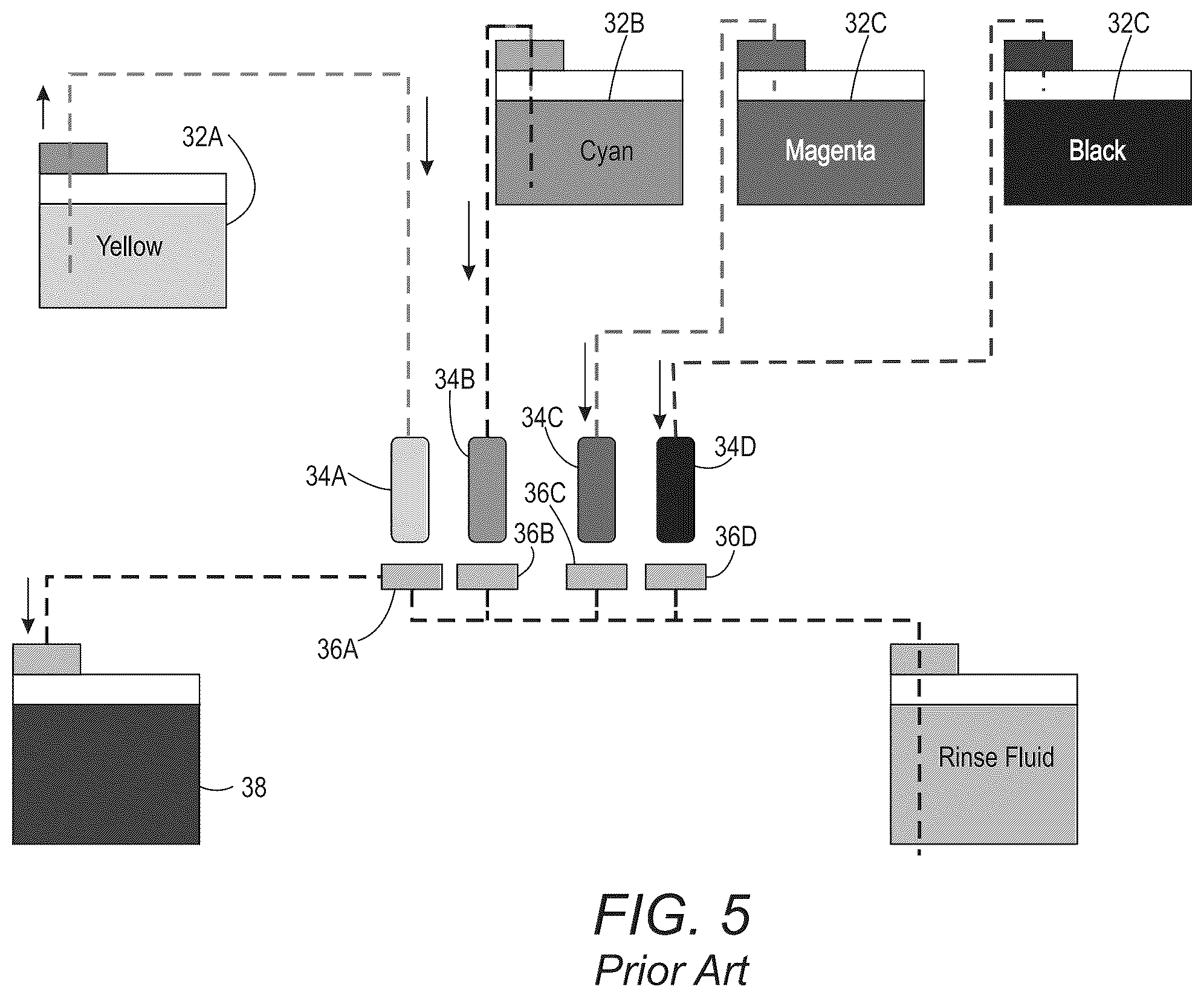 Patent US12472747 Figure 8 – System and method for reducing plastic waste in inkjet printers