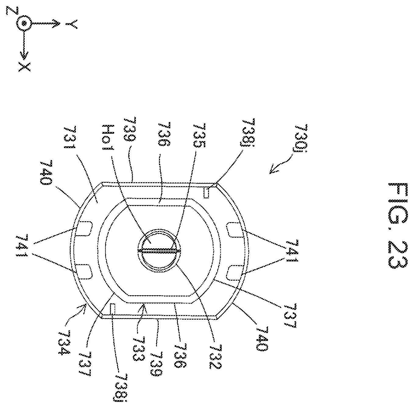 Patent US12472748 Figure 16 – Ink replenishment container and printer