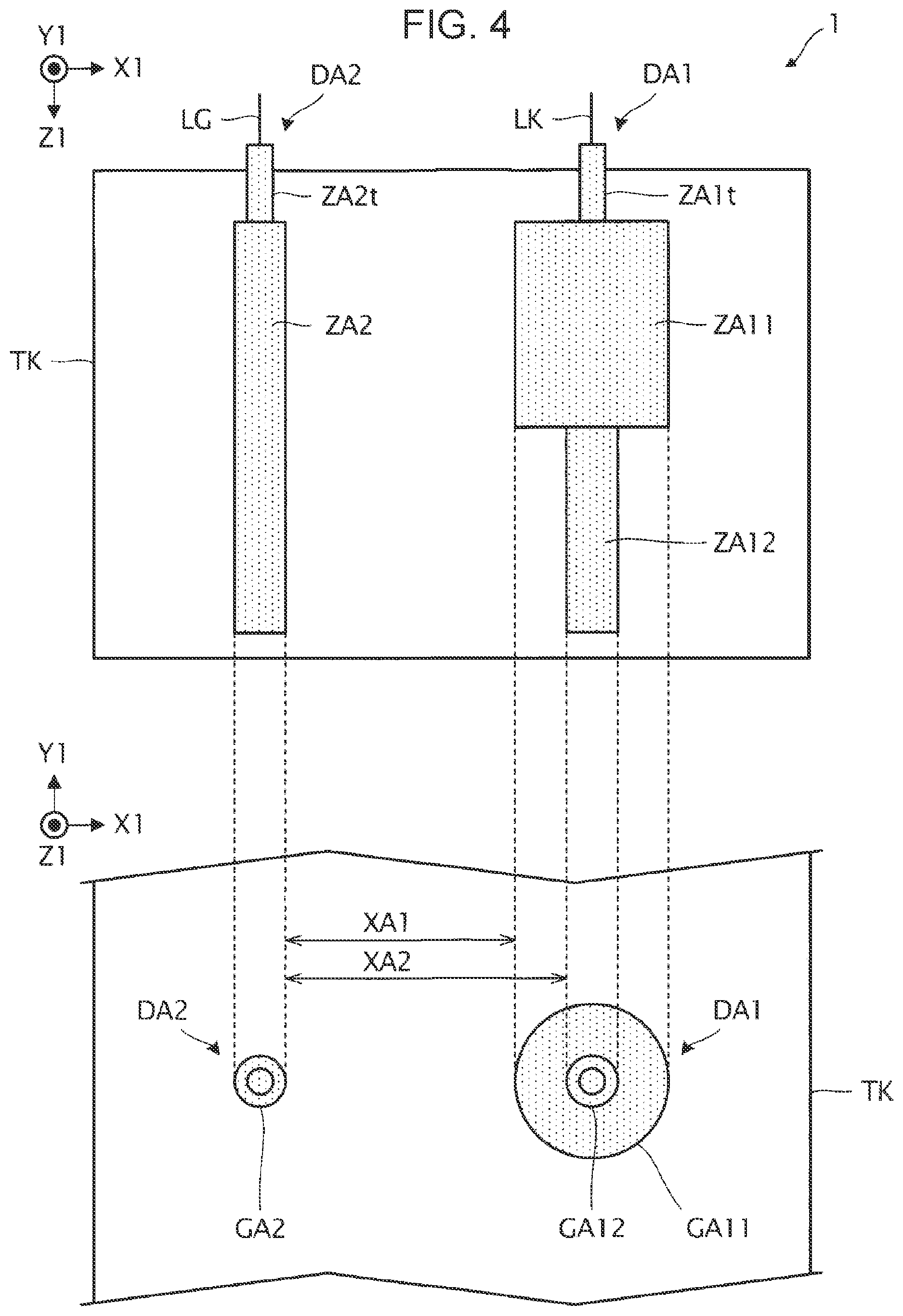 Patent US12472750 Figure 4 – Liquid discharging apparatus and liquid accommodating device