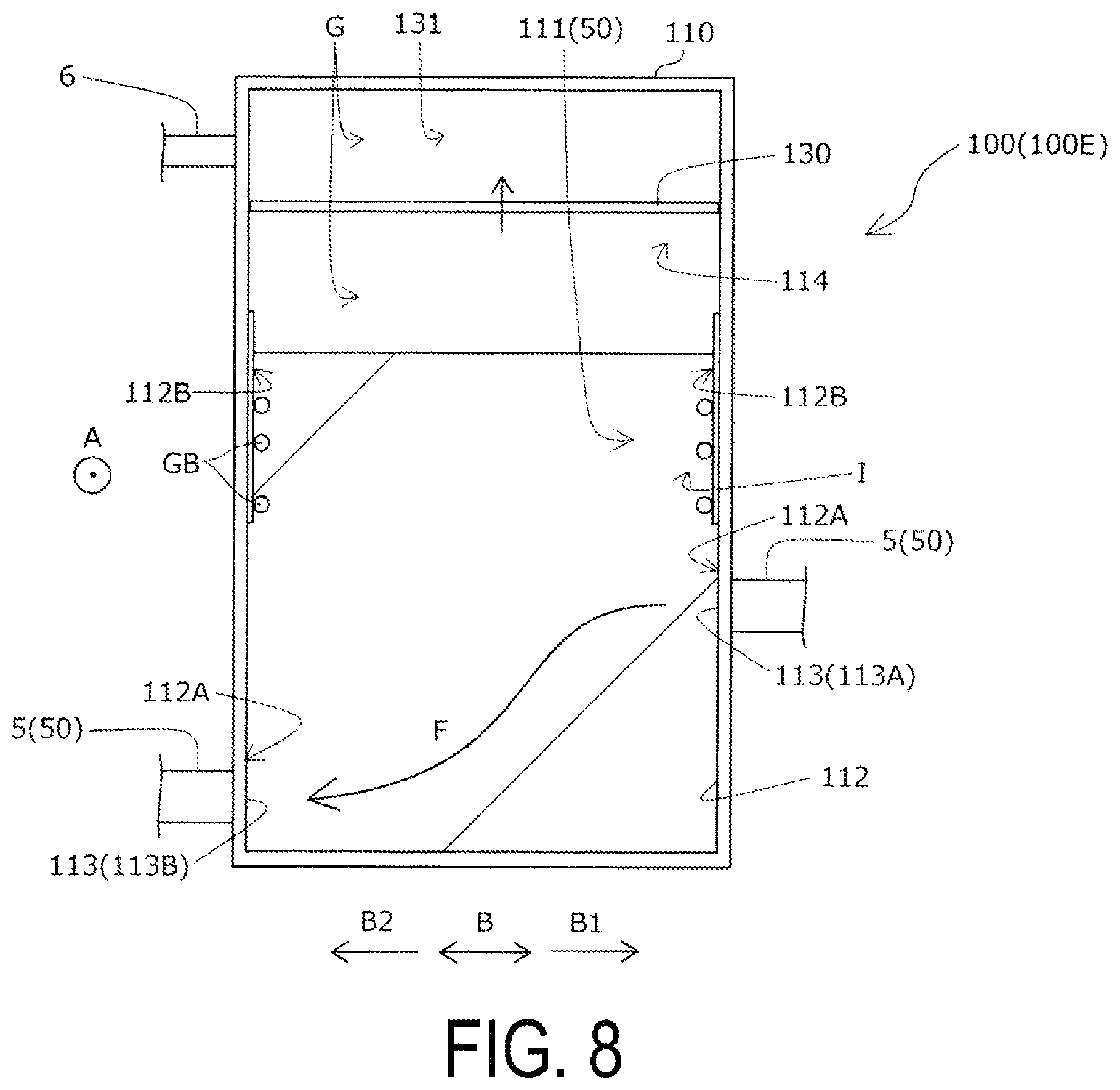 Patent US12472752 Figure 8 – Flow path unit and liquid ejection device
