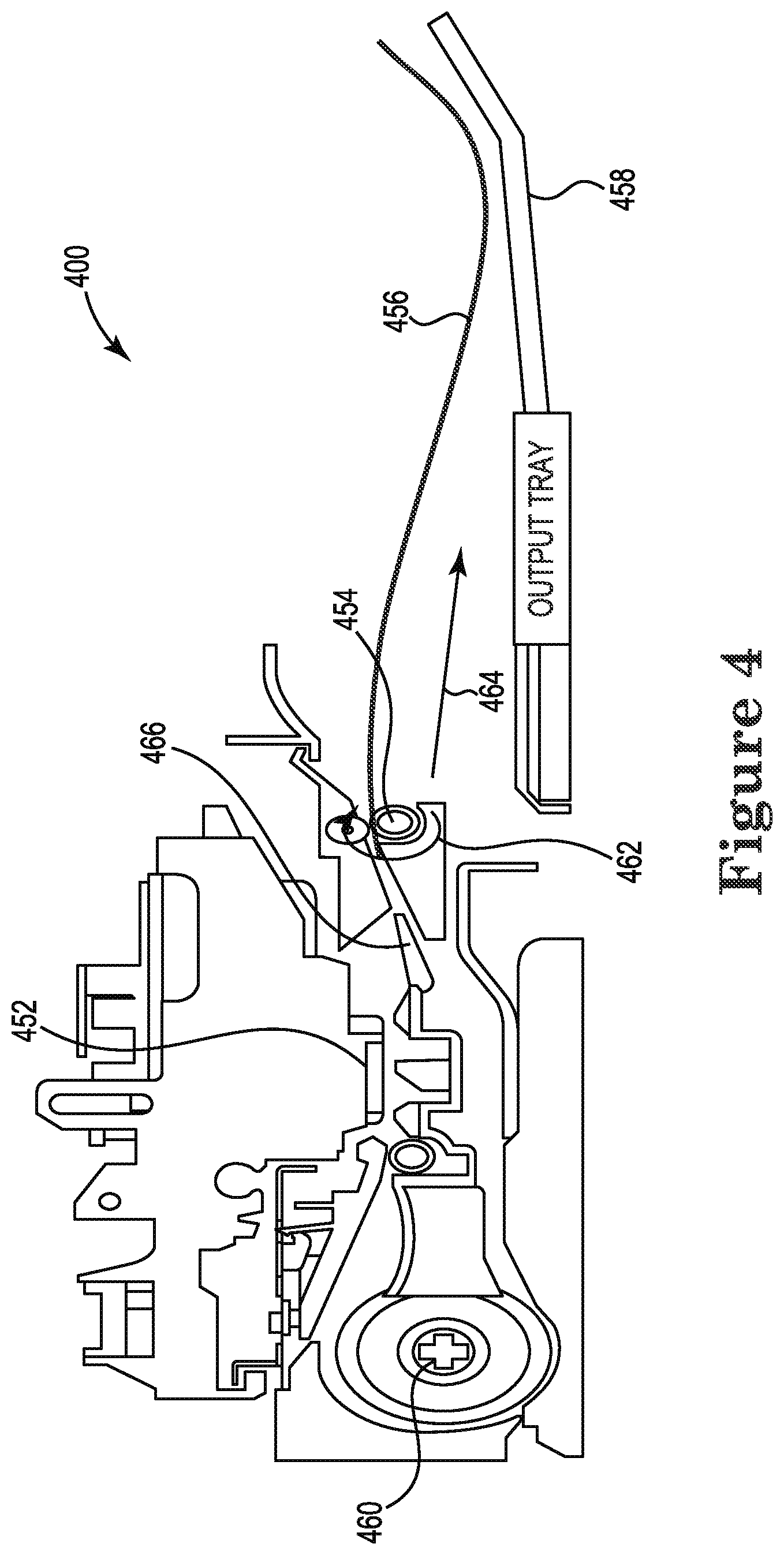 Patent US12472754 Figure 4 – Output roller alterations based on drying times