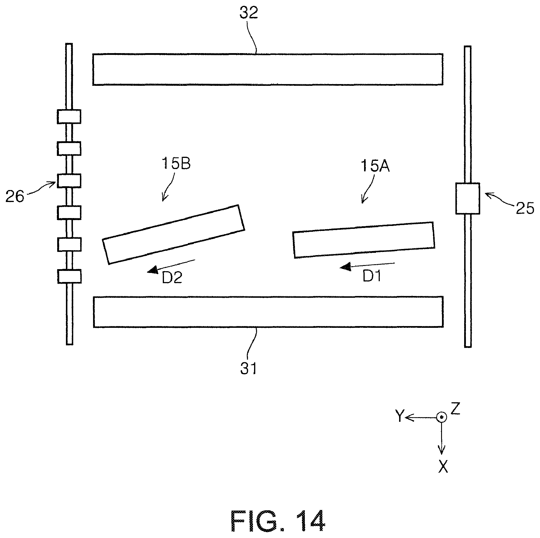 Patent US12472755 Figure 14 – Relay transport device, recording system, and feeding system