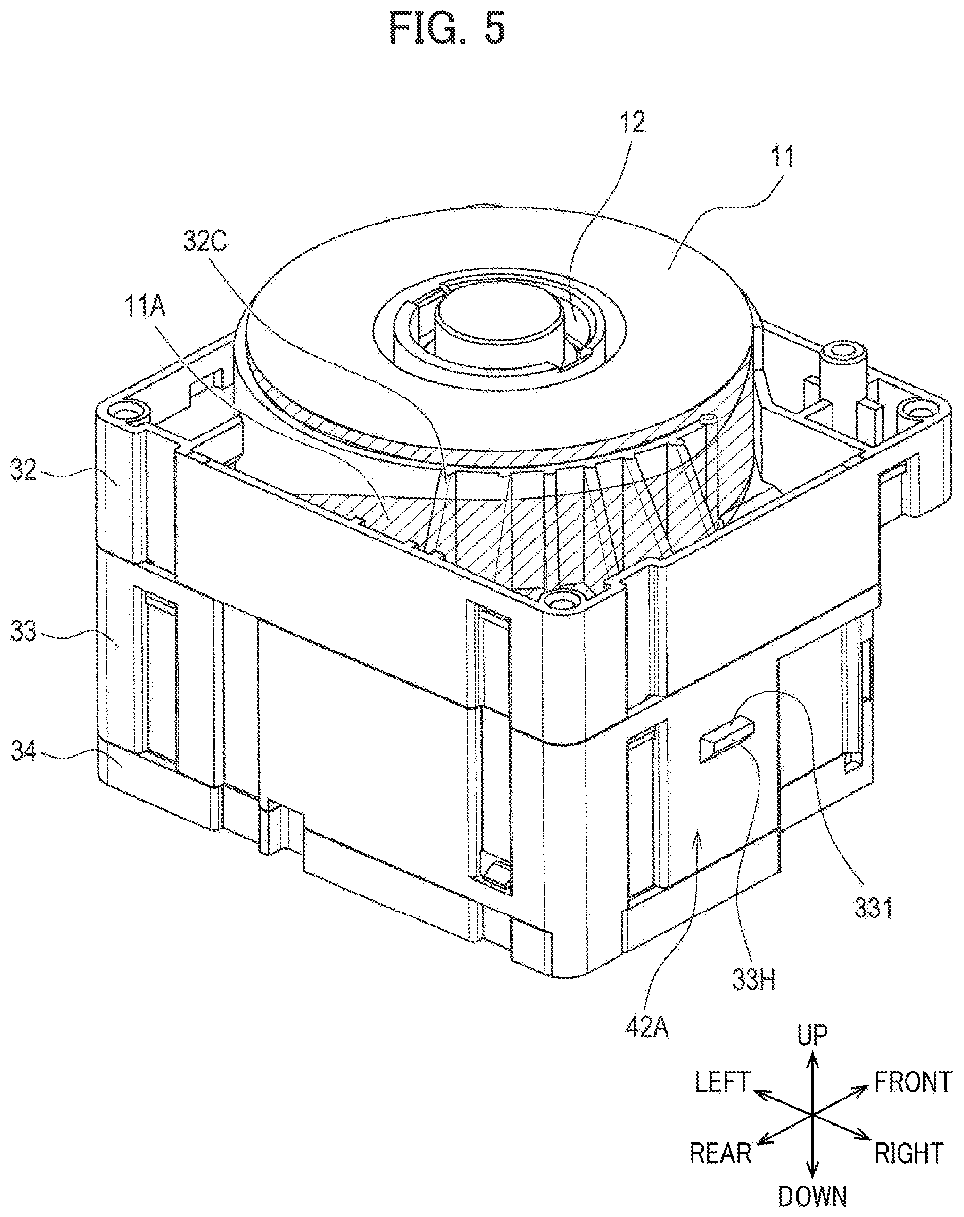 Patent US12472757 Figure 5 – Printing cassette having structure for restraining power transmission loss, and printing device using the same