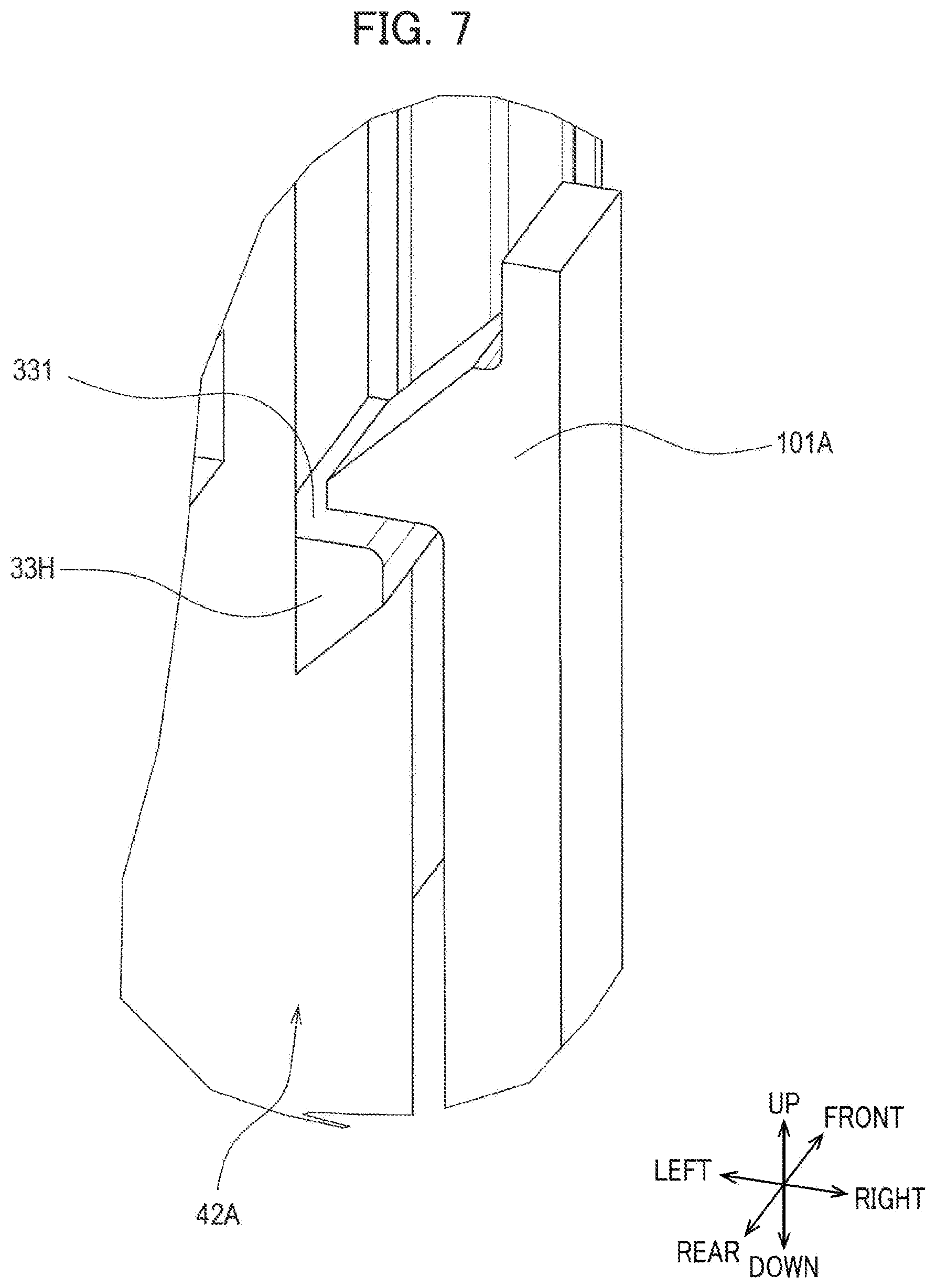 Patent US12472757 Figure 7 – Printing cassette having structure for restraining power transmission loss, and printing device using the same