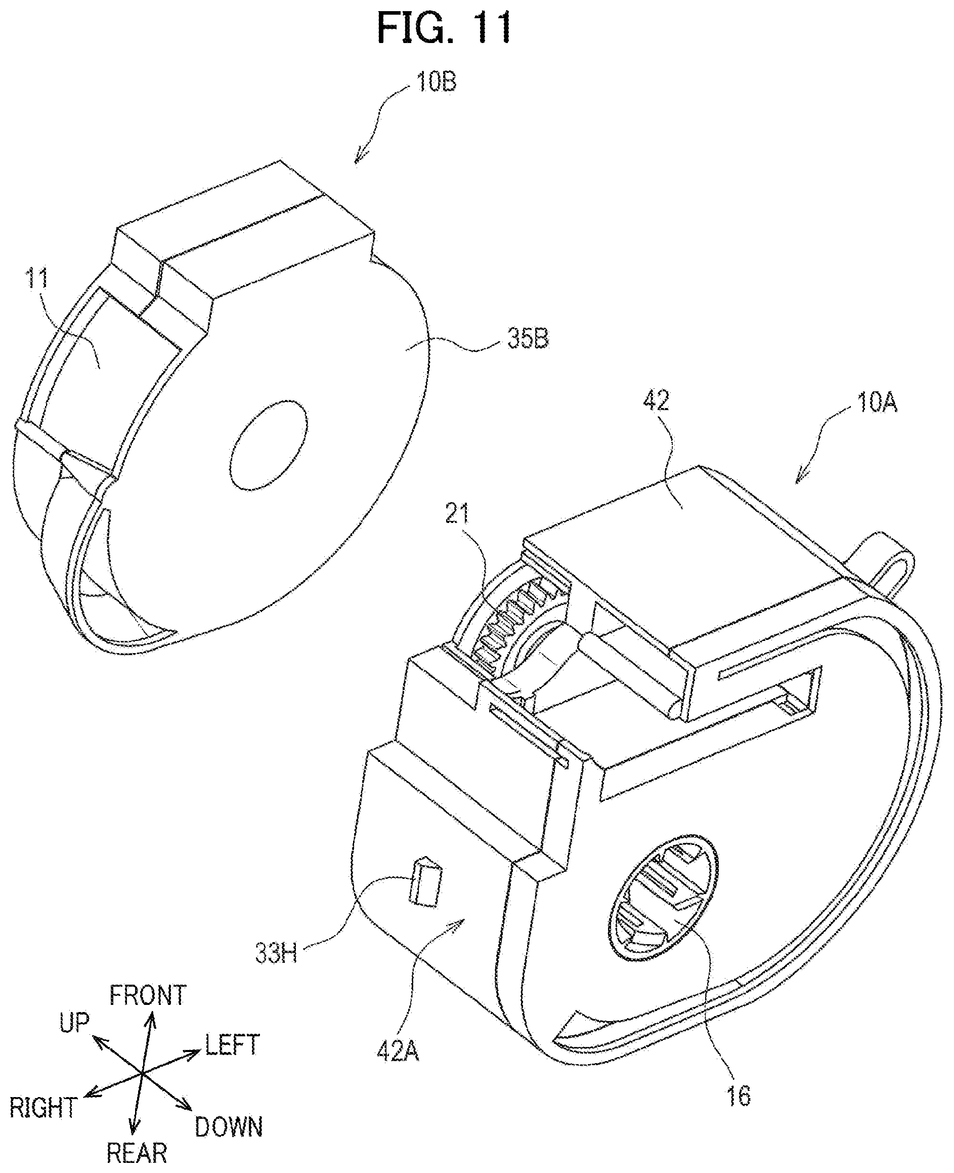 Patent US12472757 Figure 11 – Printing cassette having structure for restraining power transmission loss, and printing device using the same