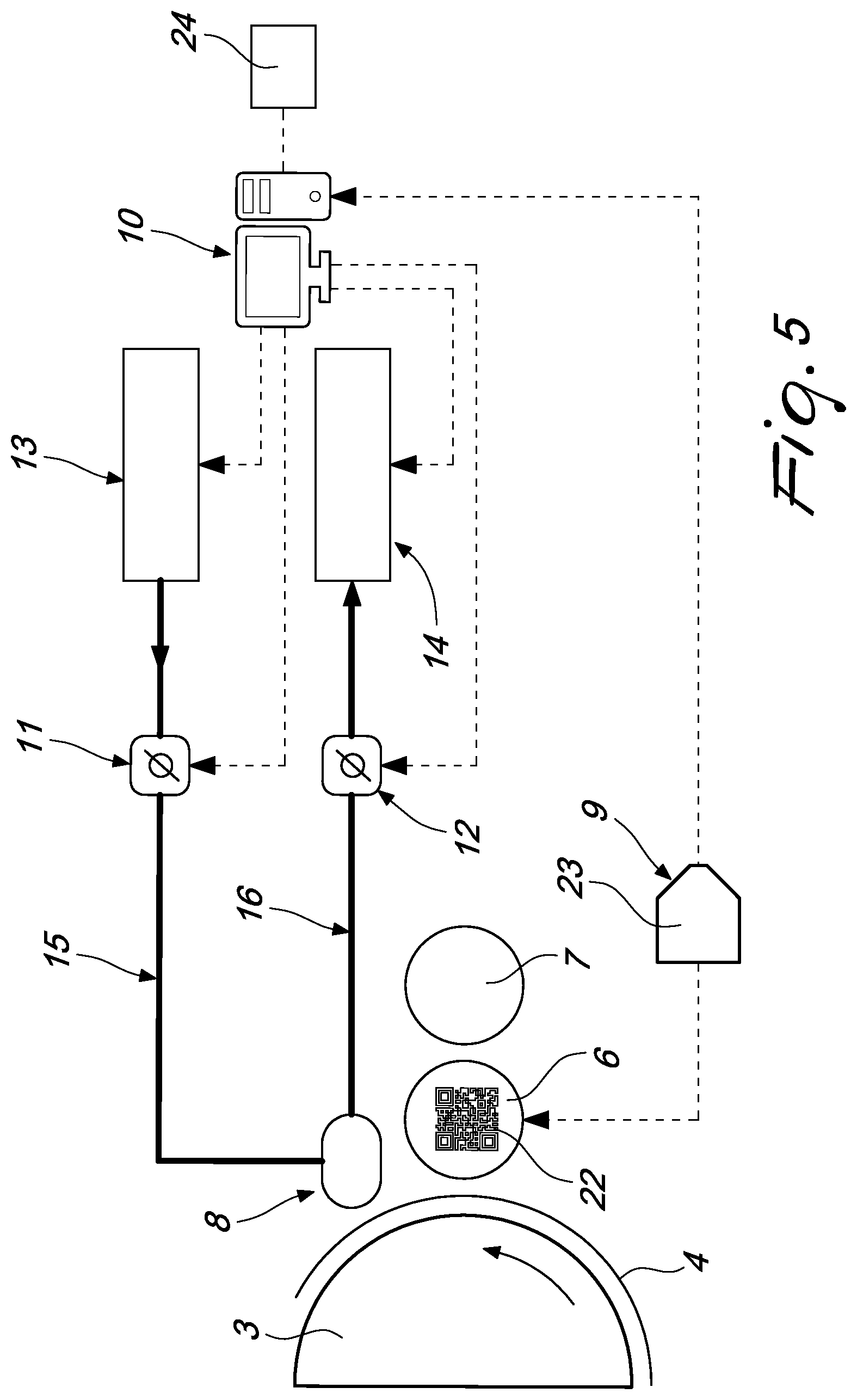 Patent US12472761 Figure 5 – Printing system