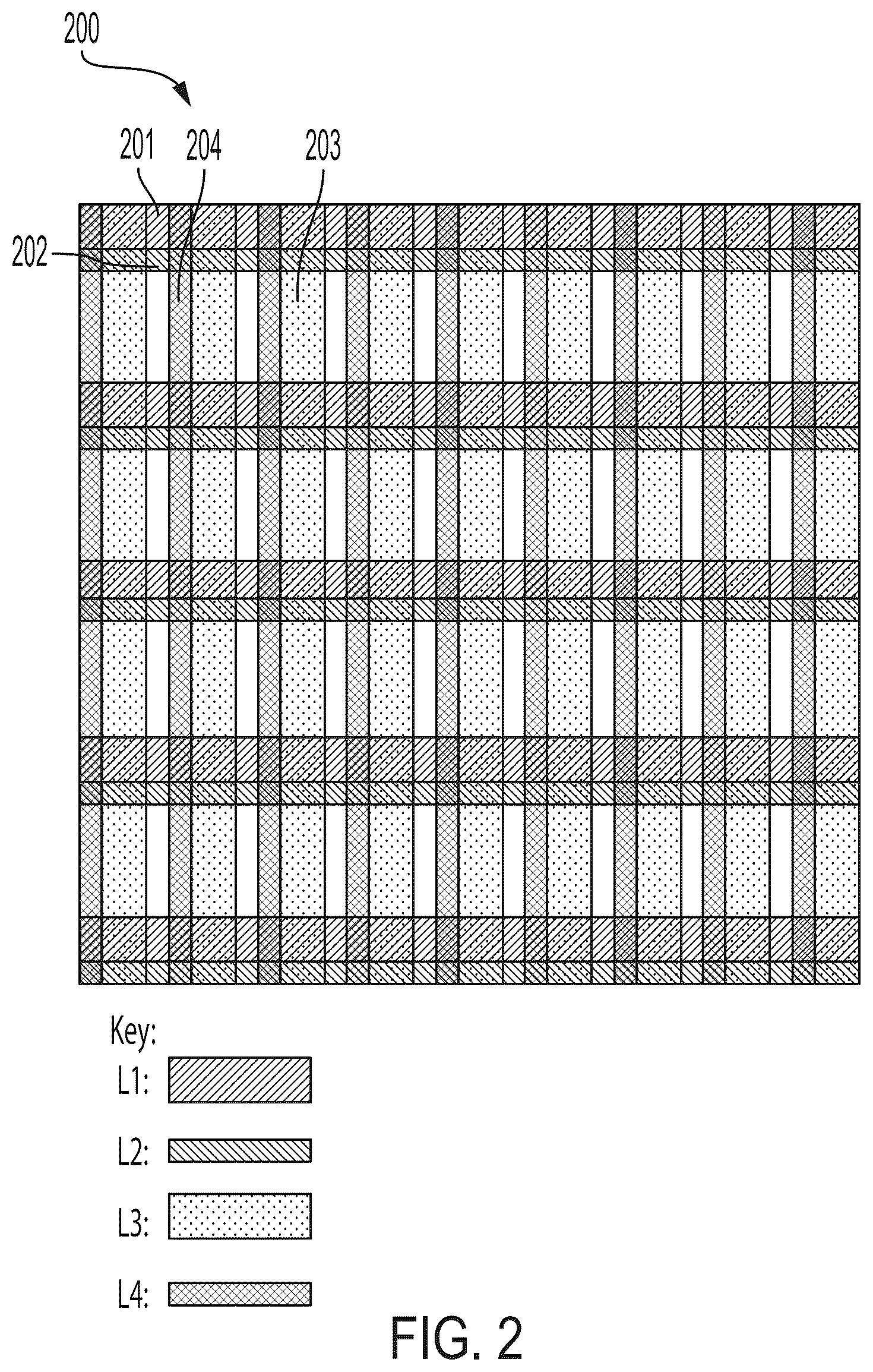 Patent US12472765 Figure 2 – Methods of printing document markings with enhanced moiré effects, and documents that exhibit such effects