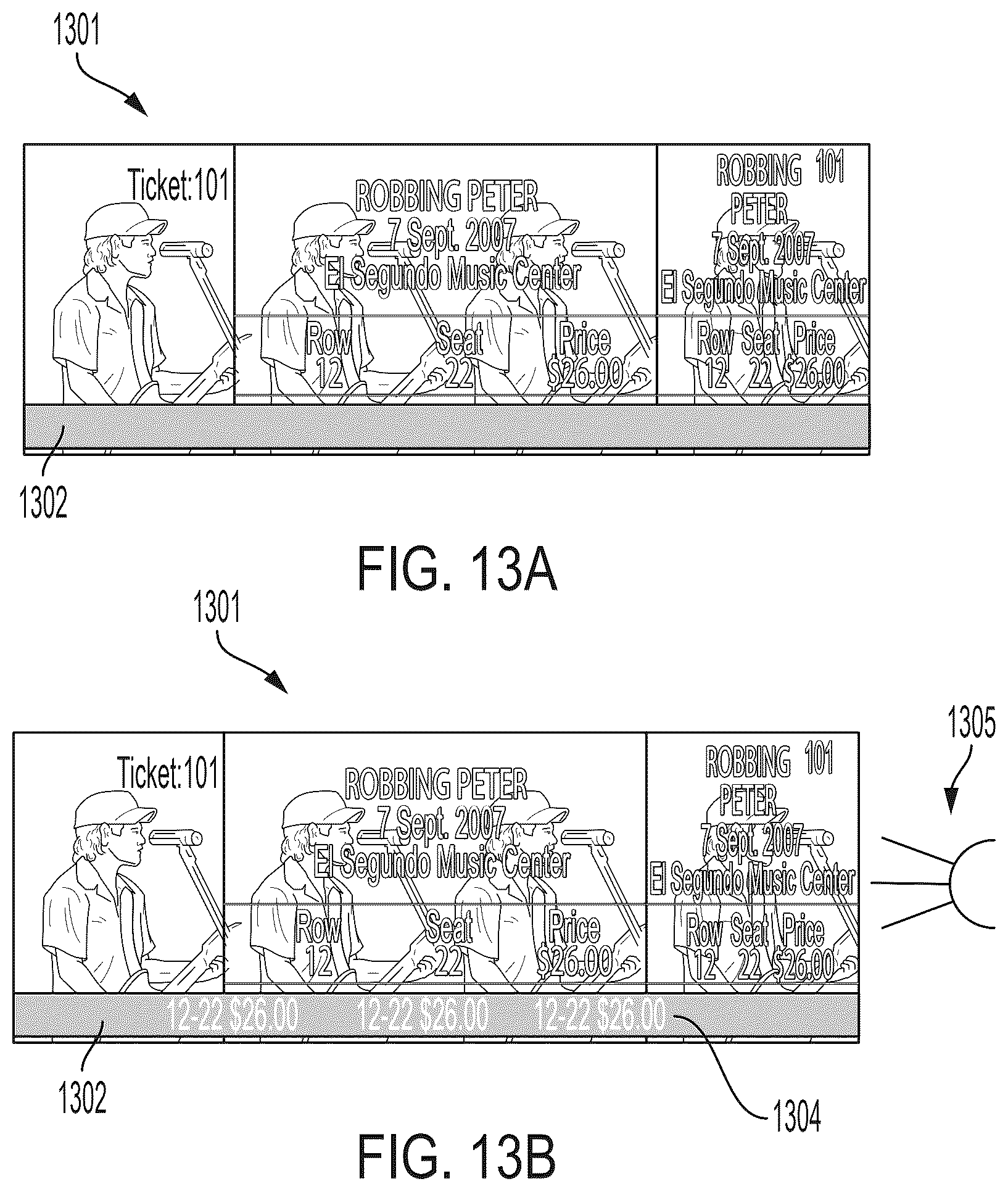 Patent US12472765 Figure 13 – Methods of printing document markings with enhanced moiré effects, and documents that exhibit such effects