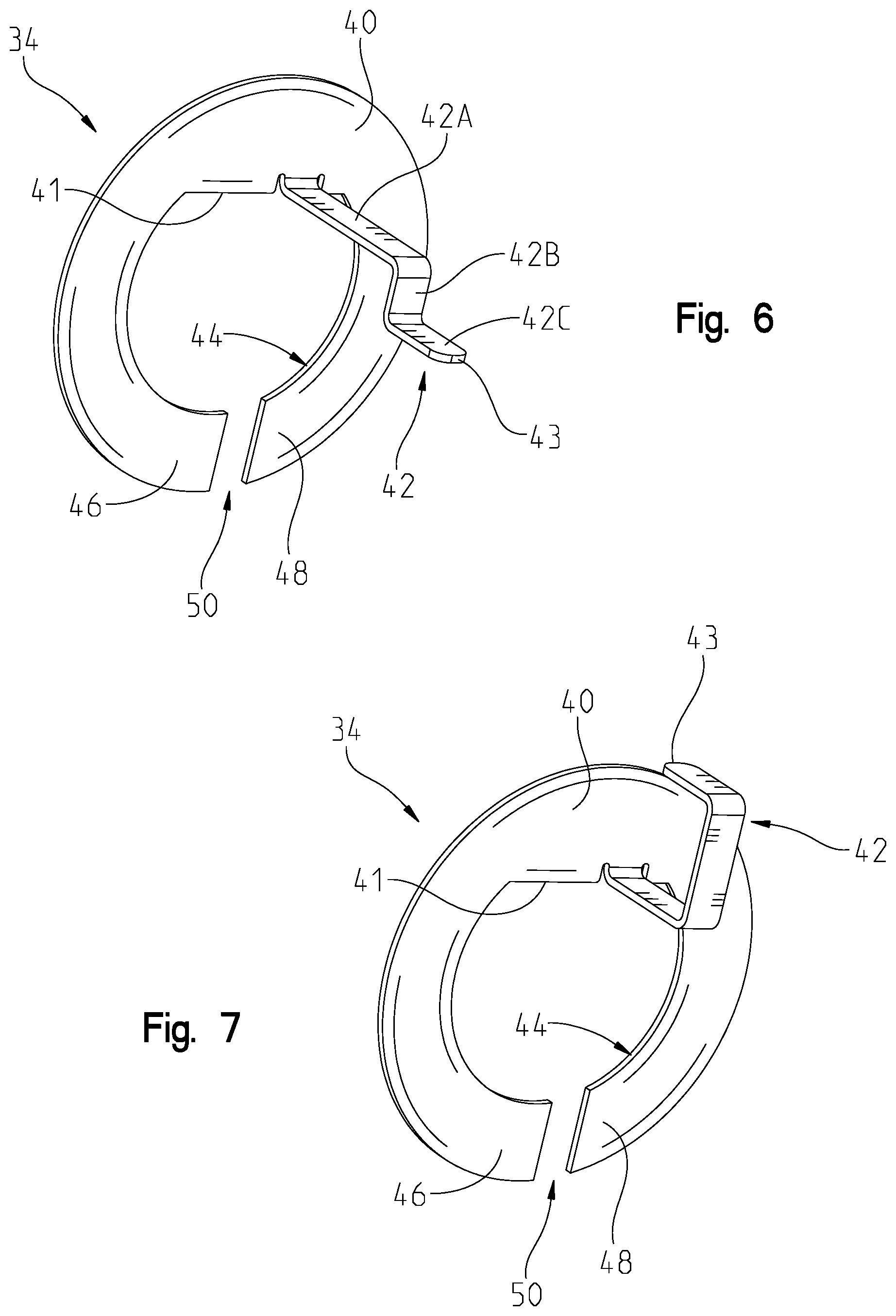 Patent US12472771 Figure 6 – Locking system for a wheel hub