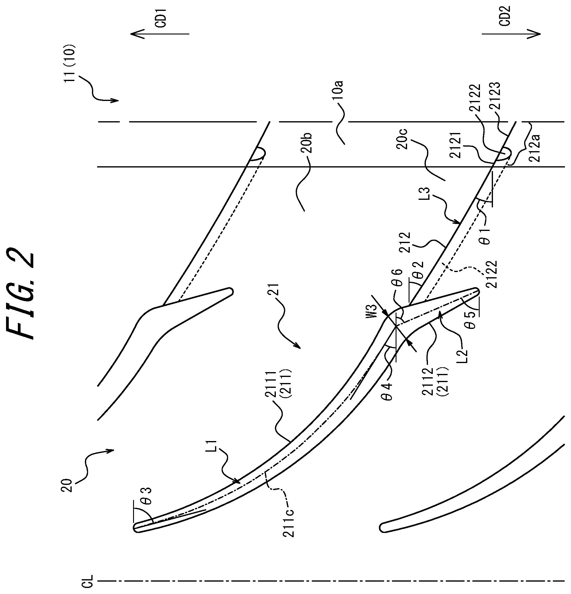 Patent US12472779 Figure 2 – Tire