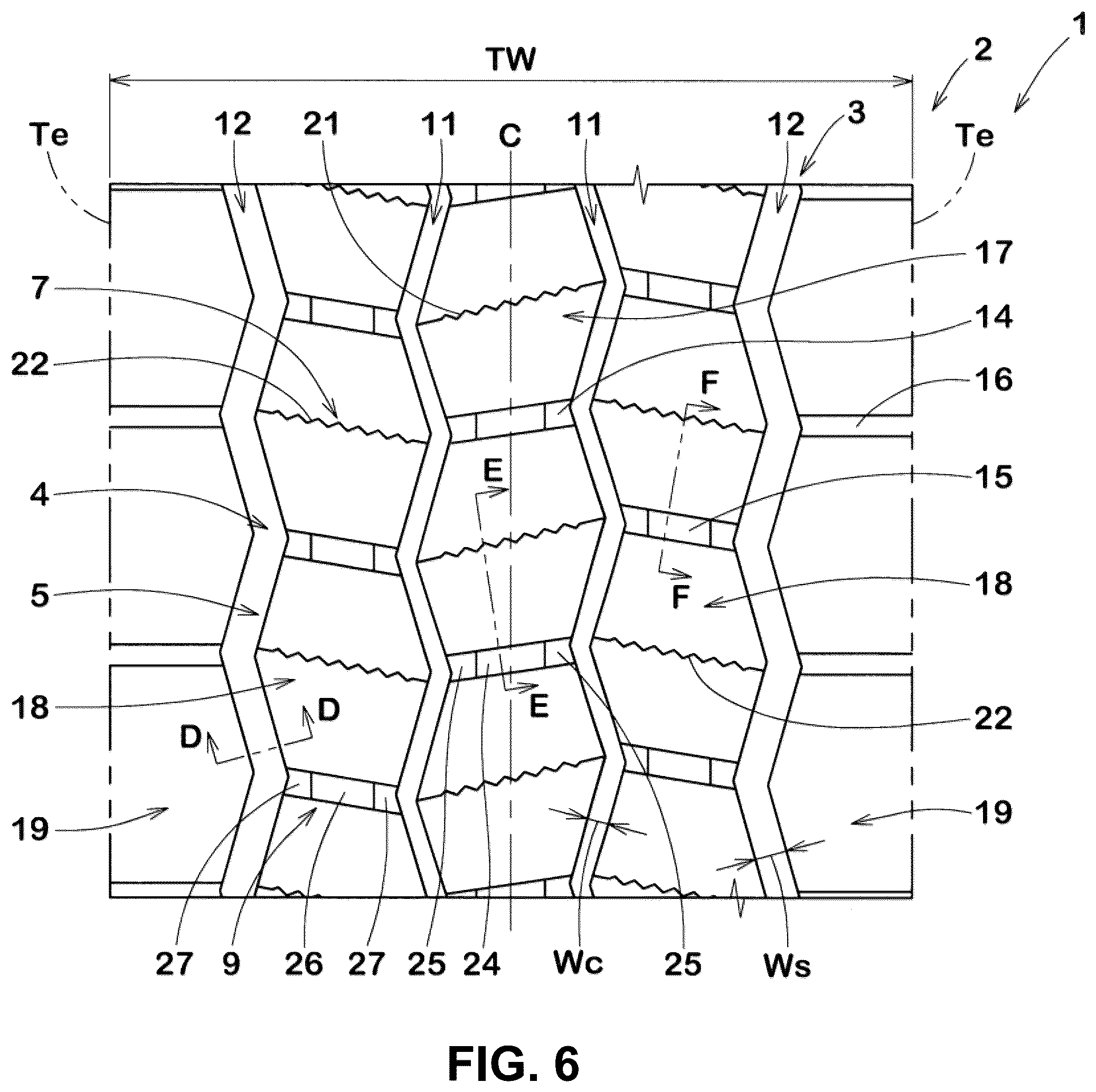 Patent US12472781 Figure 7 – Heavy duty tire