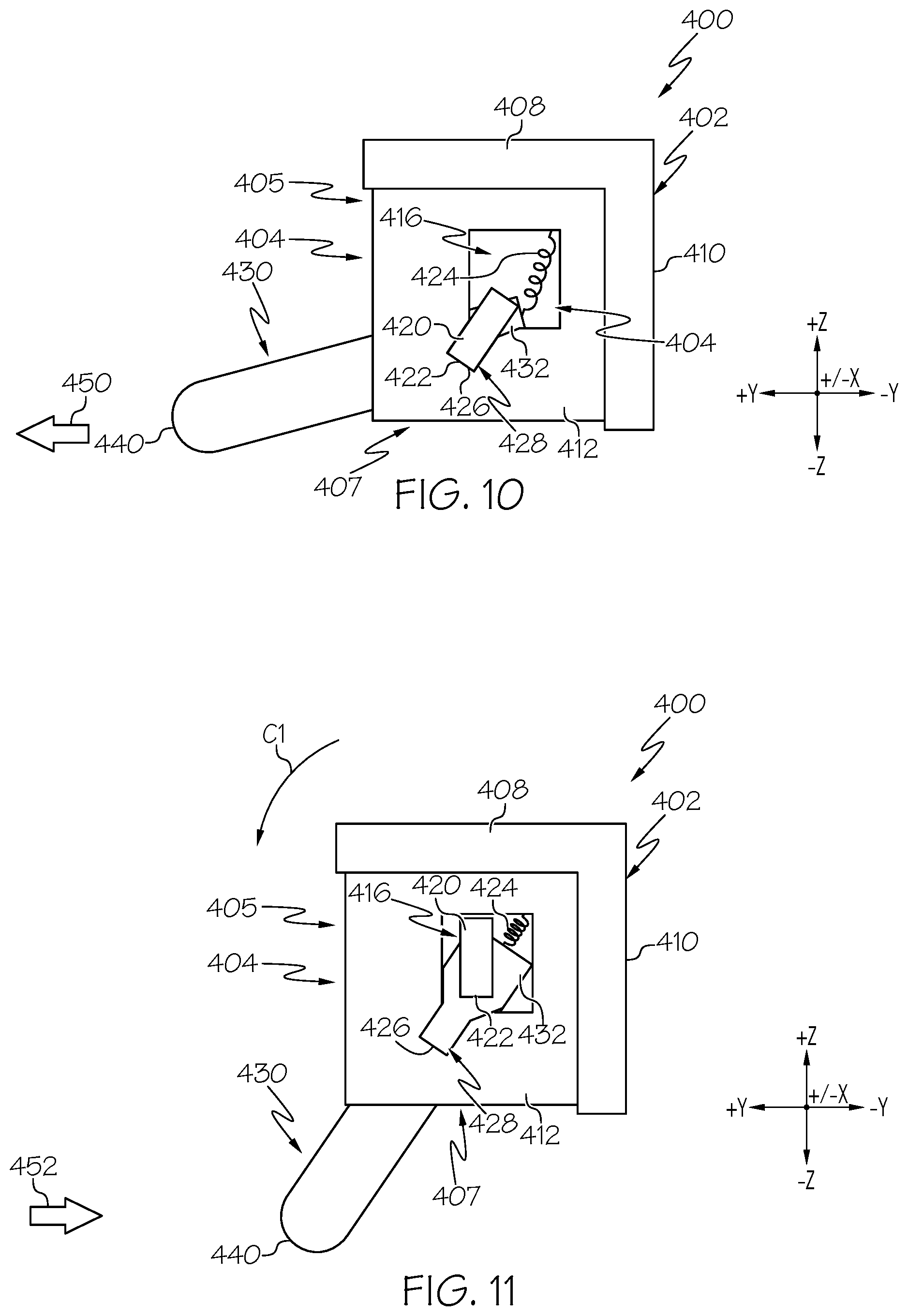Patent US12472785 Figure 8 – Collapsing tow hook assemblies and vehicles including same