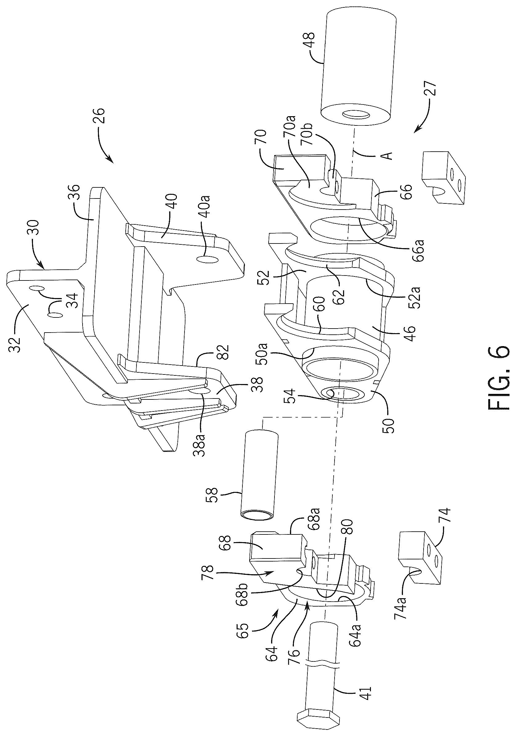 Patent US12472787 Figure 4 – Load equalizer assembly for tandem steer suspension
