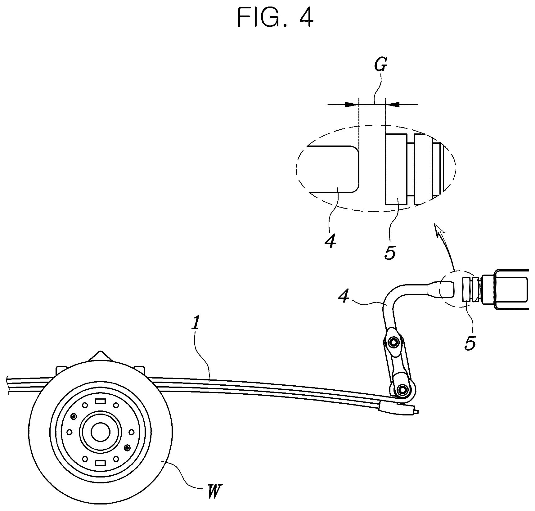 Patent US12472788 Figure 4 – Vehicle suspension