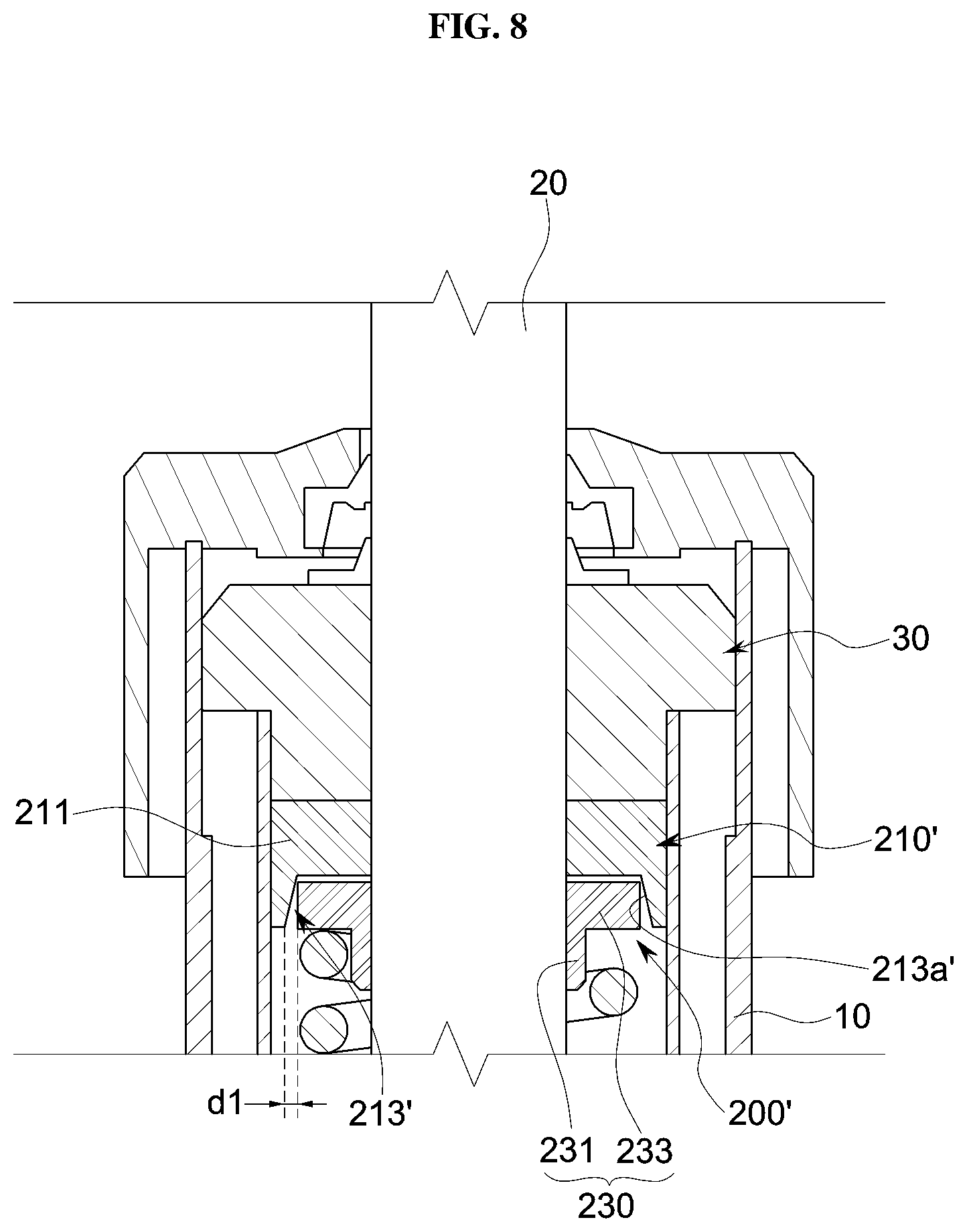 Patent US12472789 Figure 9 – Hydraulic stopping damper