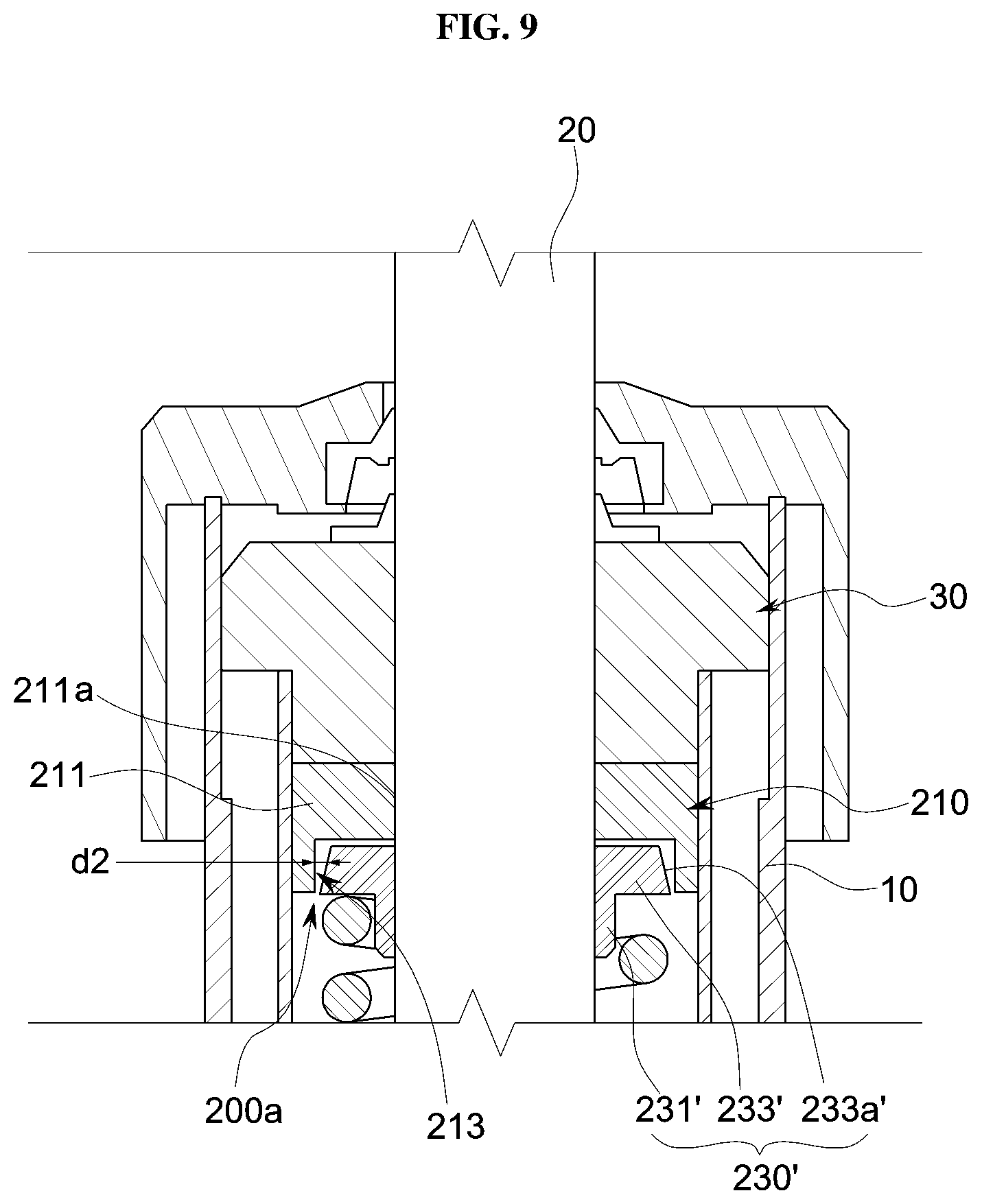 Patent US12472789 Figure 10 – Hydraulic stopping damper