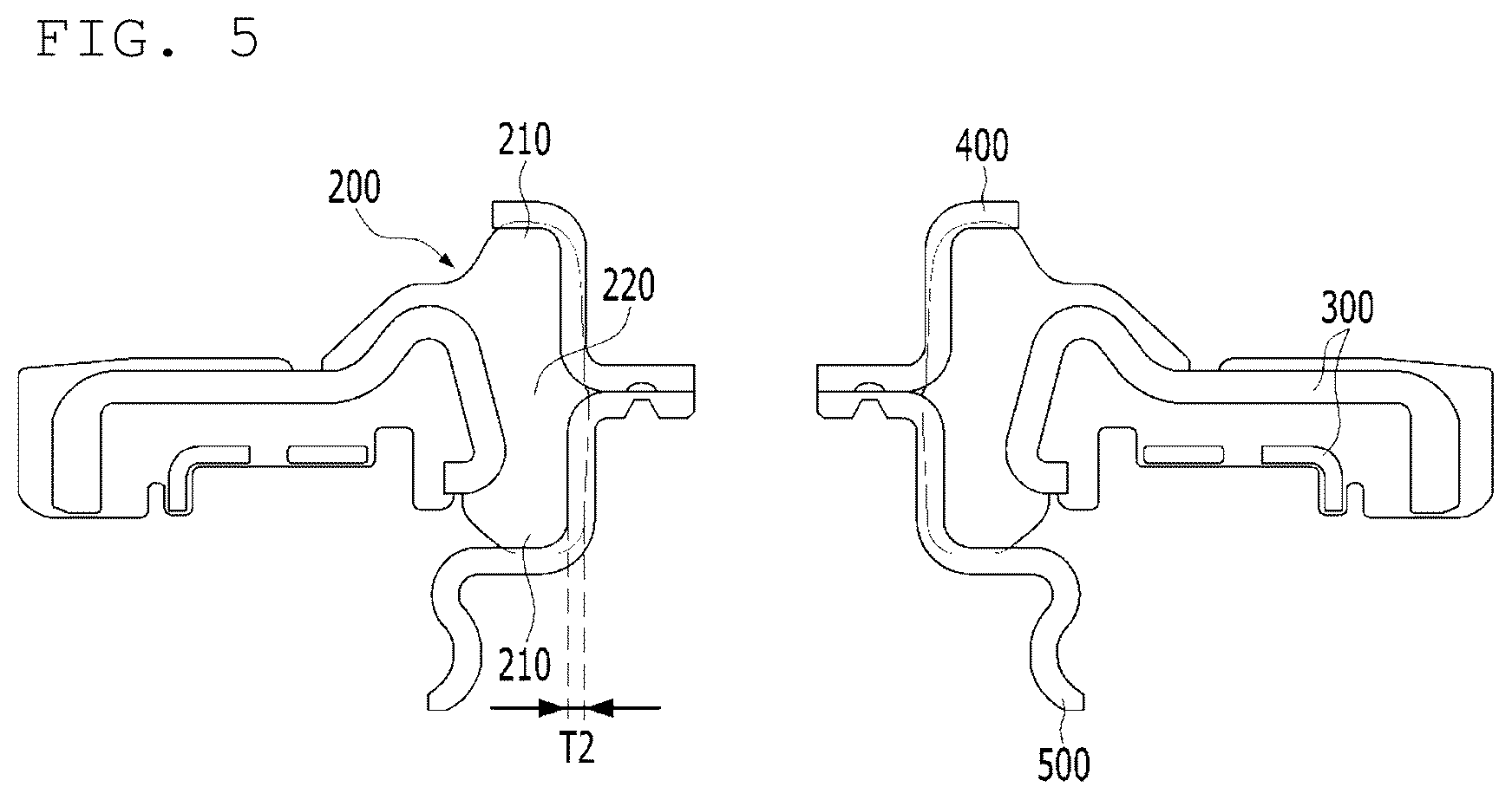 Patent US12472790 Figure 5 – Vehicle strut insulator