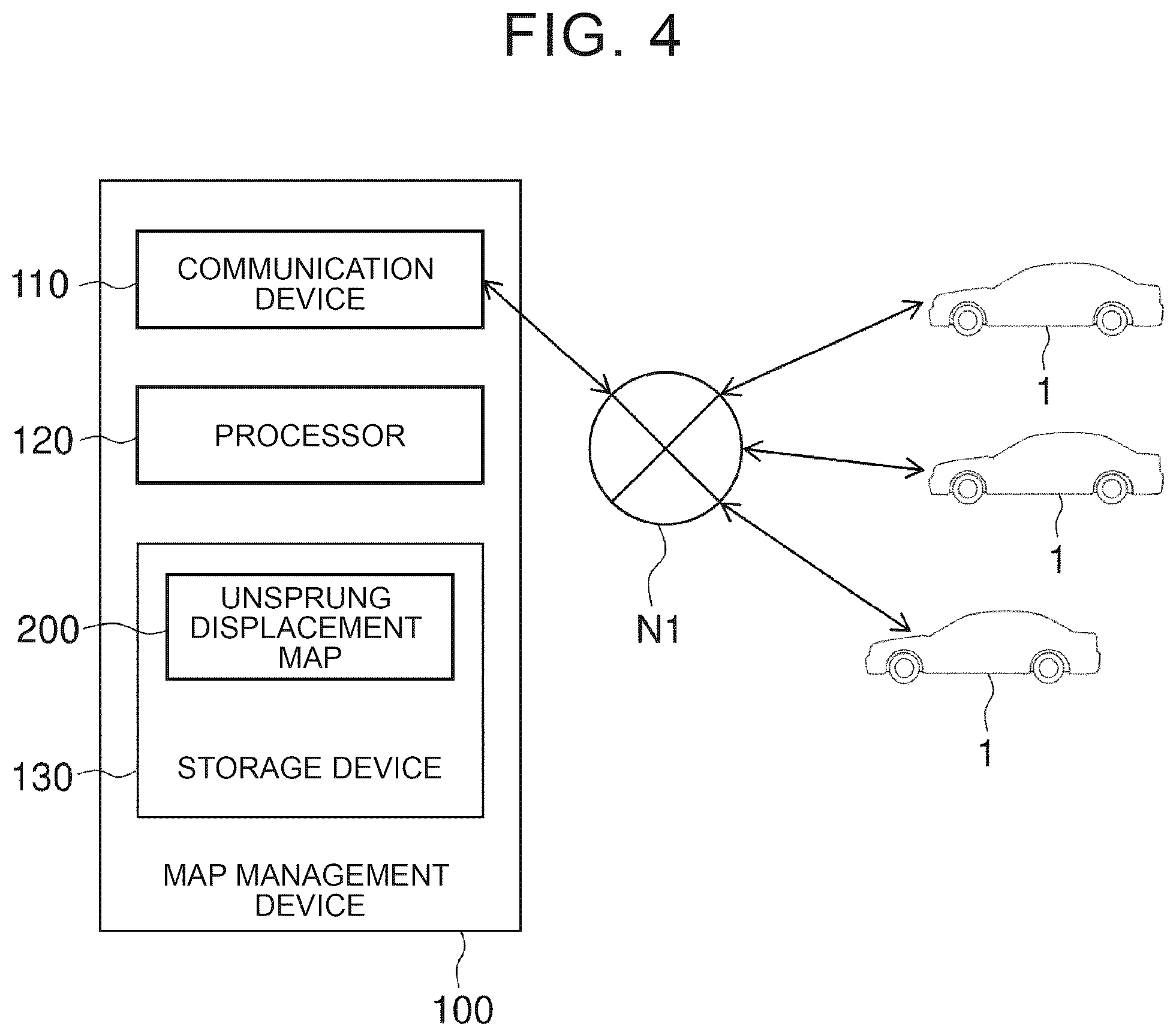 Patent US12472791 Figure 4 – Suspension control system