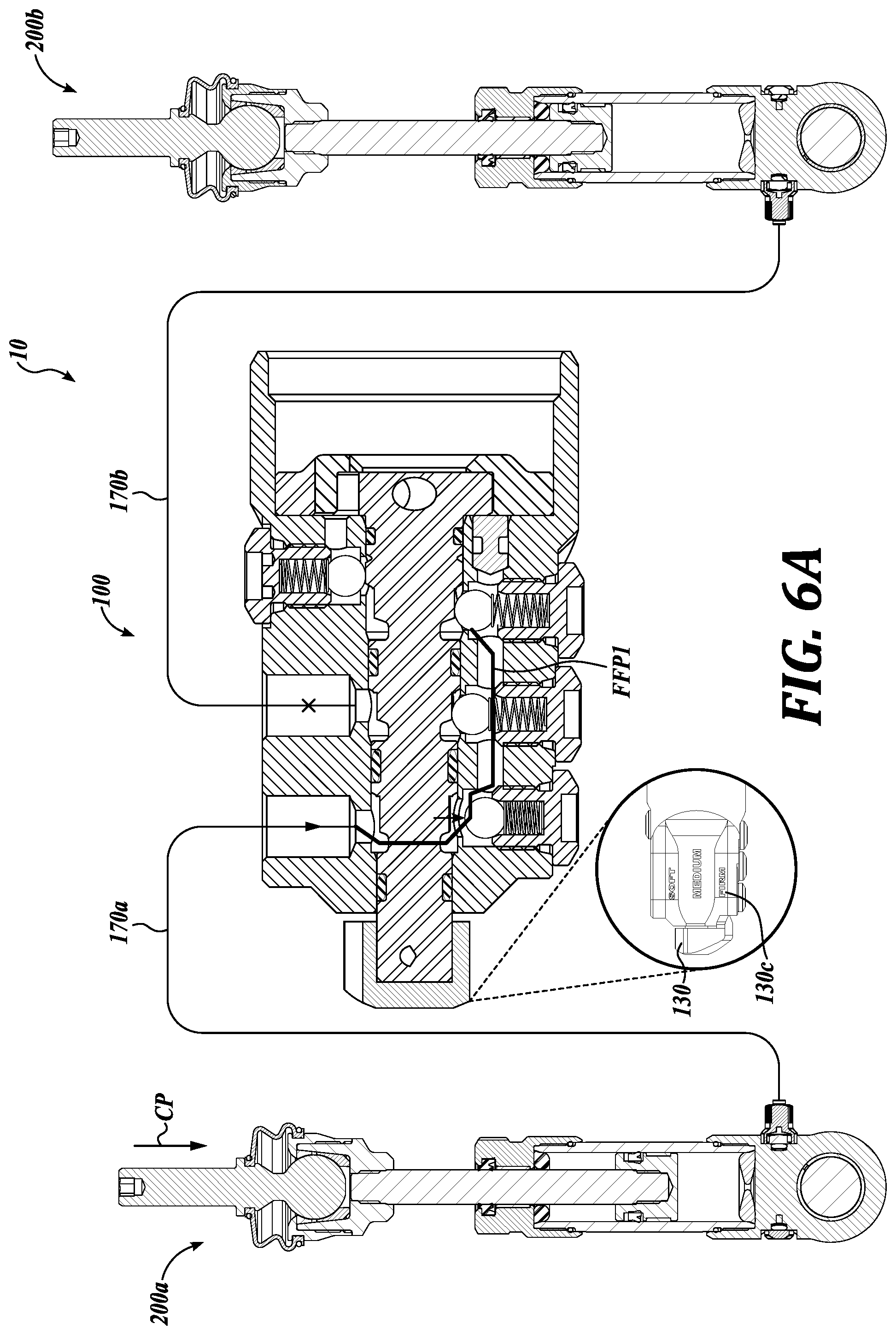 Patent US12472794 Figure 11 – Pneumatic control for dynamic anti-roll bar link system