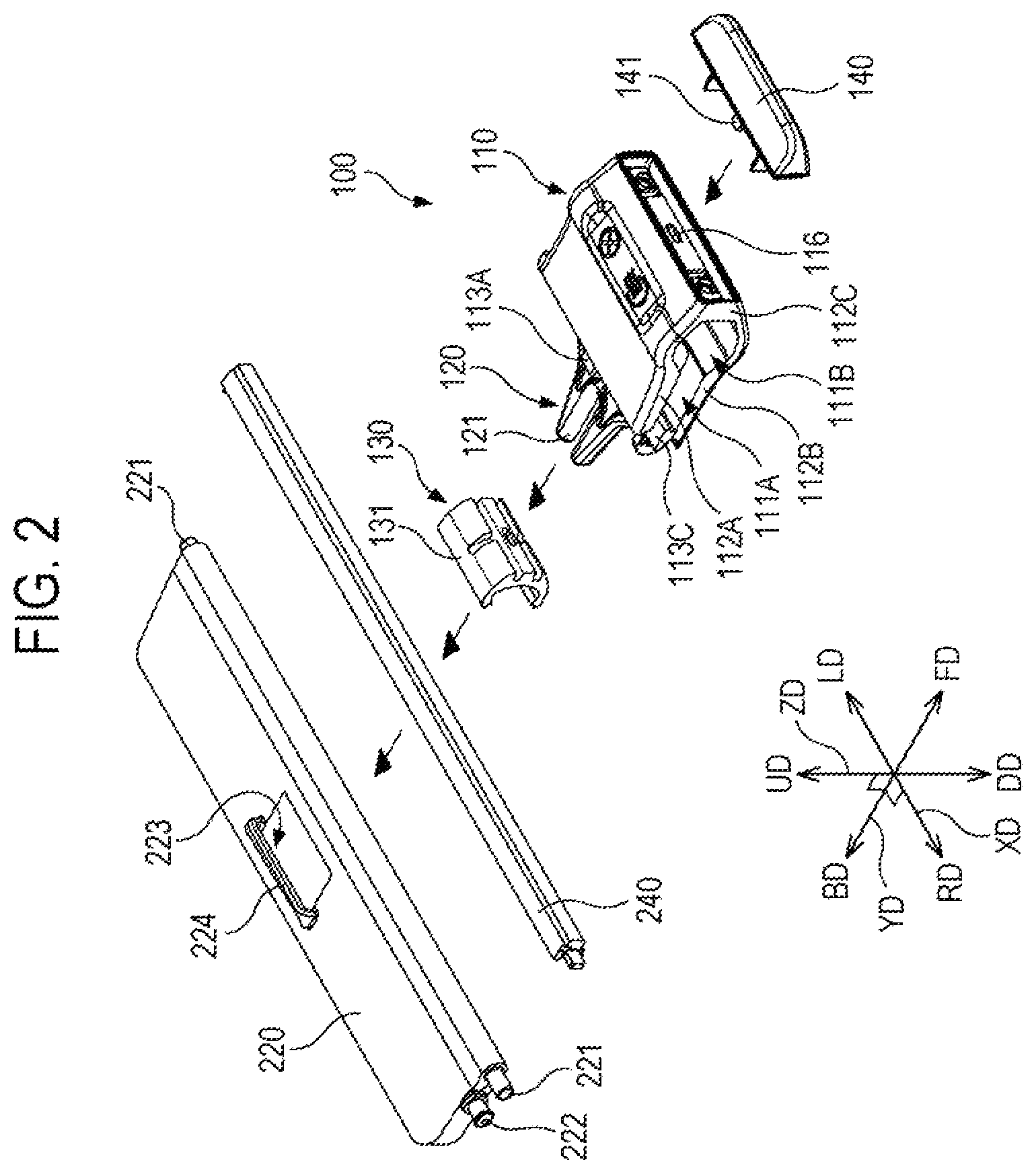 Patent US12472797 Figure 2 – Adjustment knob for vehicle air vent