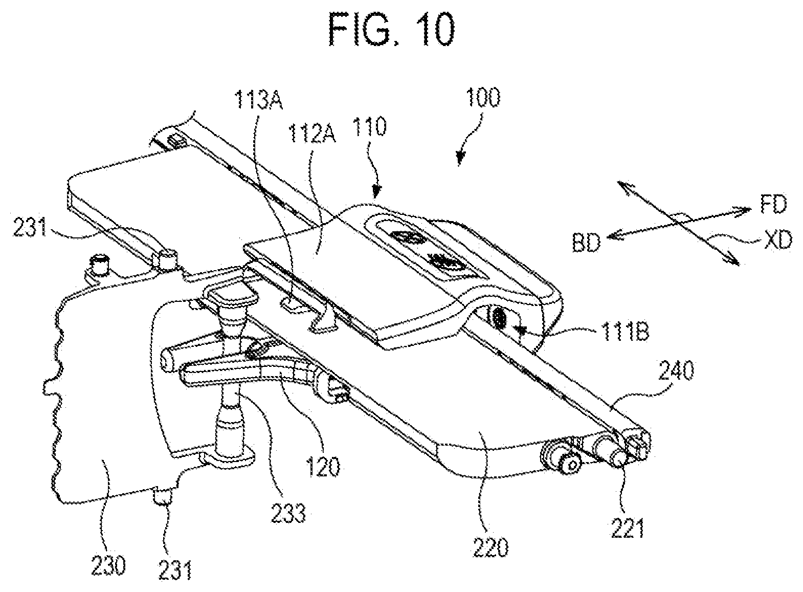 Patent US12472797 Figure 8 – Adjustment knob for vehicle air vent