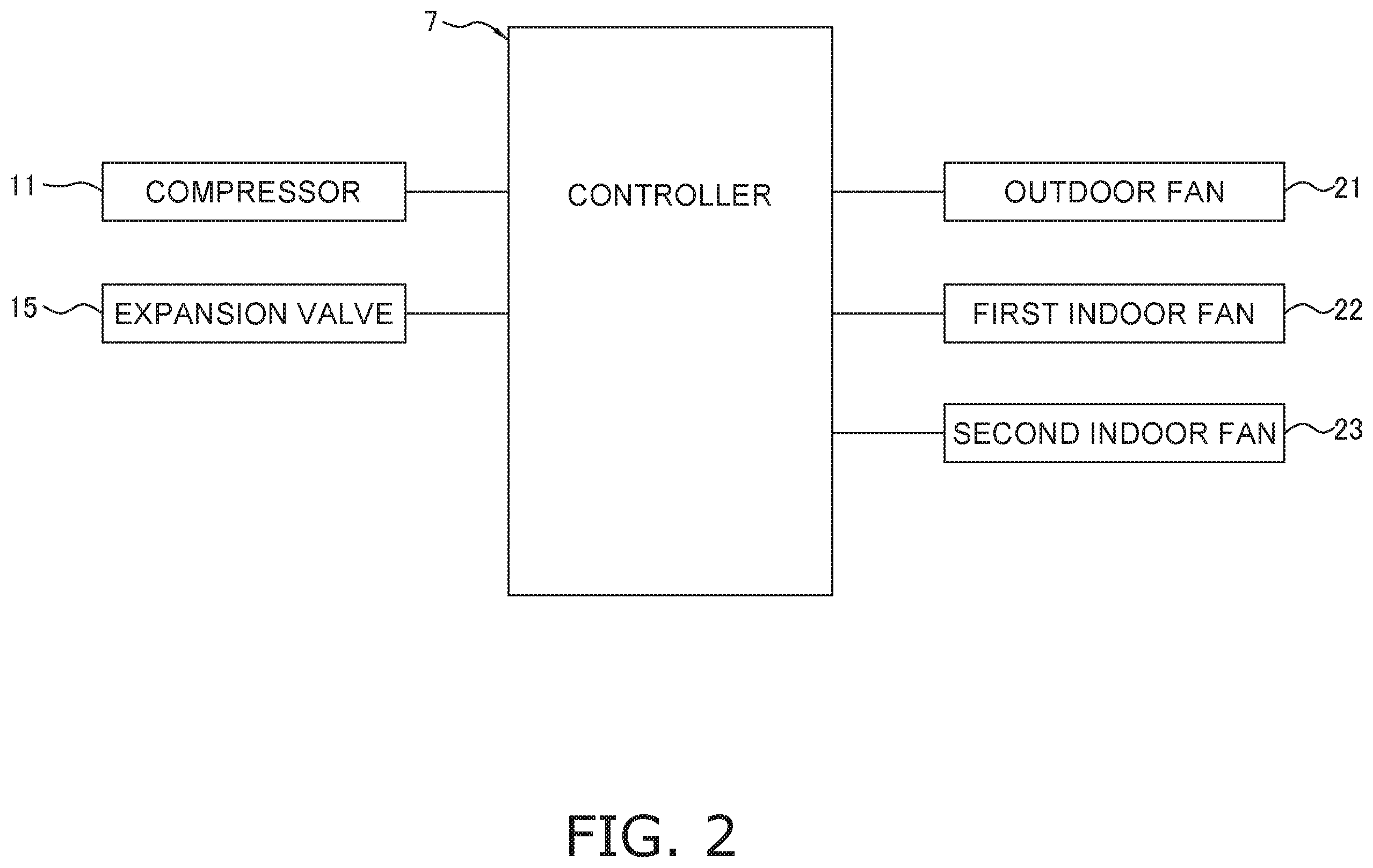 Patent US12472800 Figure 2 – Refrigeration cycle device for vehicle