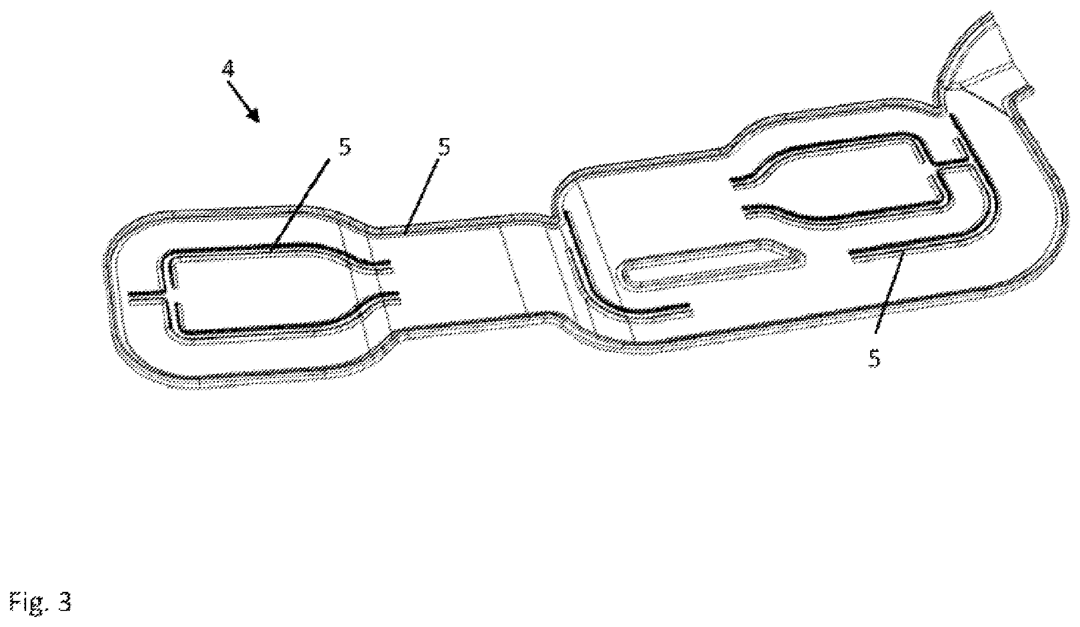 Patent US12472802 Figure 3 – Roof lining system for motor vehicles with air conditioning function, and motor vehicle comprising roof lining system