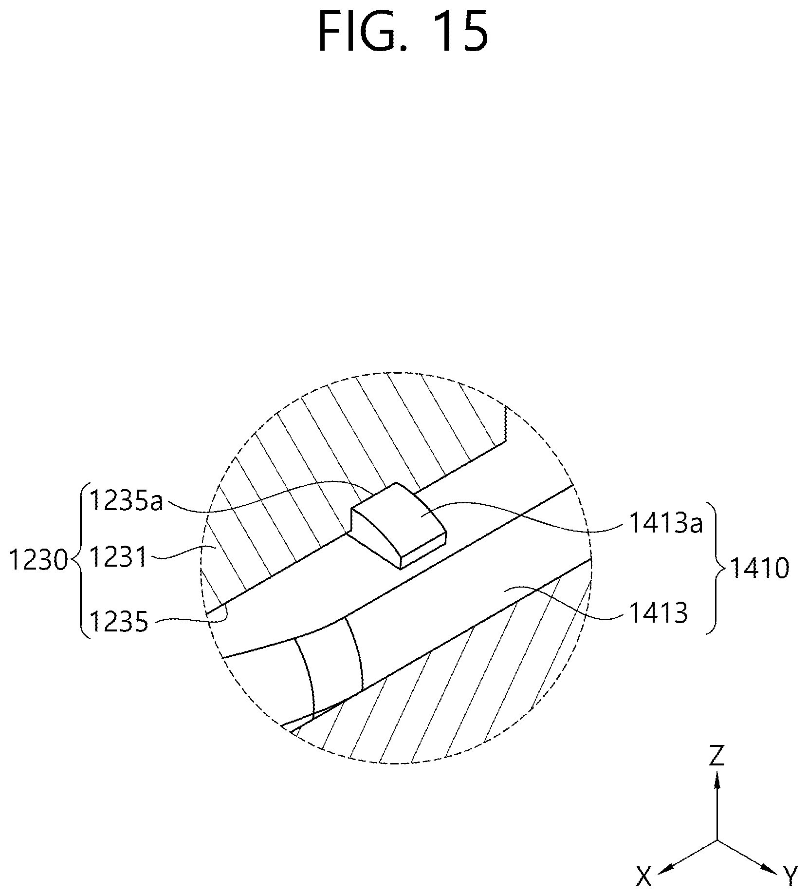 Patent US12472803 Figure 15 – Shaft assembly, apparatus for shading window and apparatus for luggage screen of automobile having shaft assembly