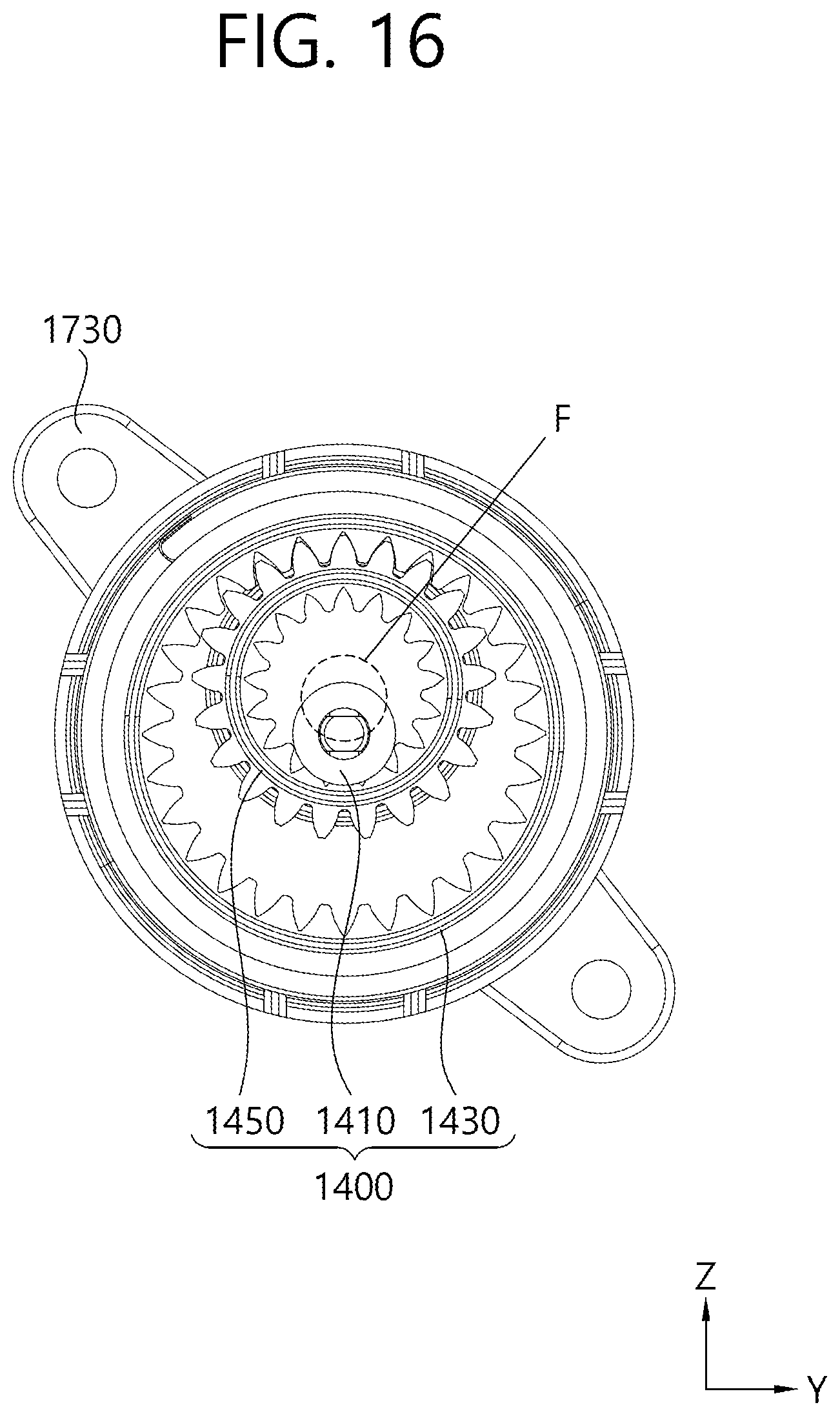 Patent US12472803 Figure 16 – Shaft assembly, apparatus for shading window and apparatus for luggage screen of automobile having shaft assembly