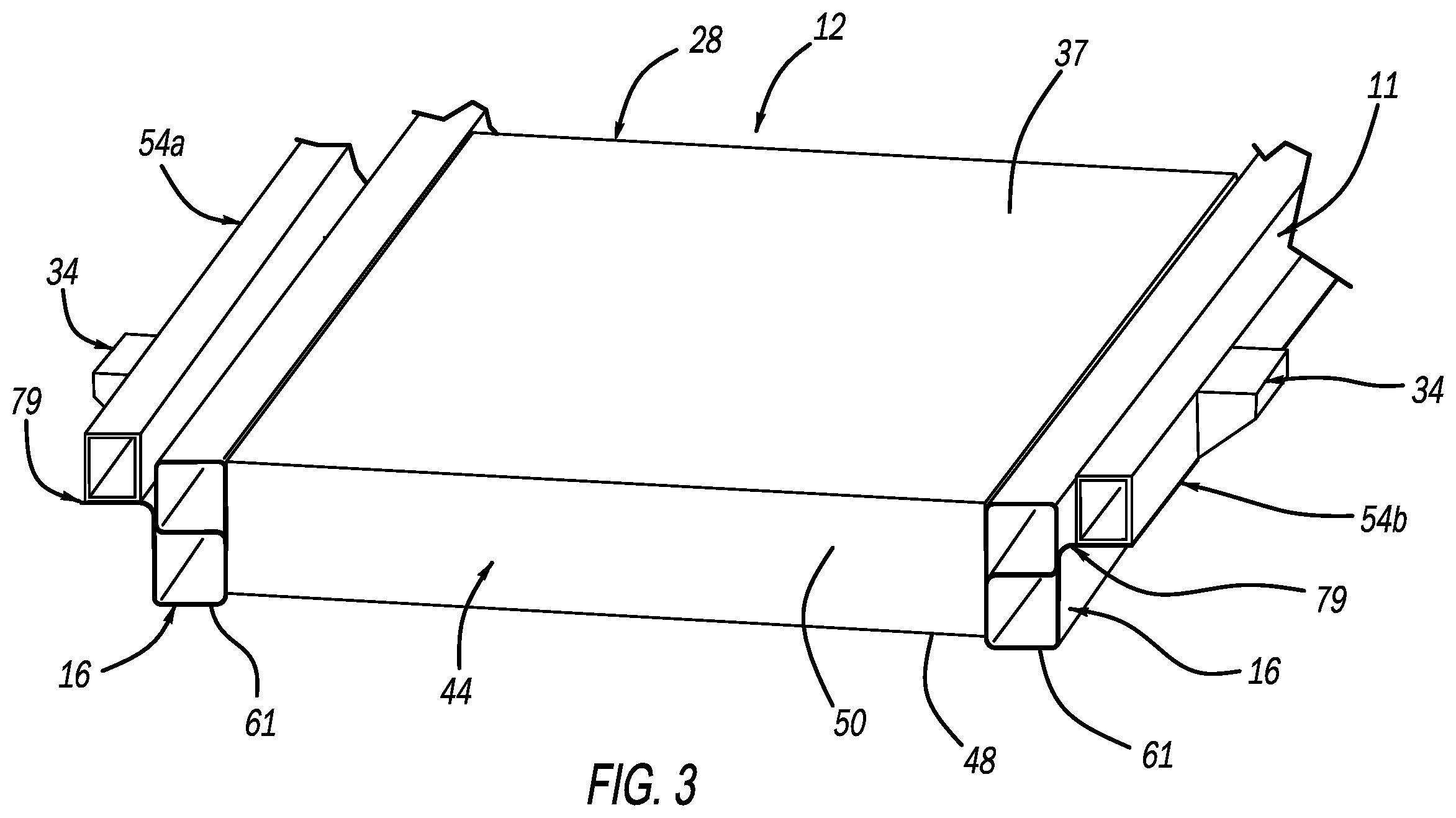 Patent US12472806 Figure 3 – Mounting structure for electric vehicle